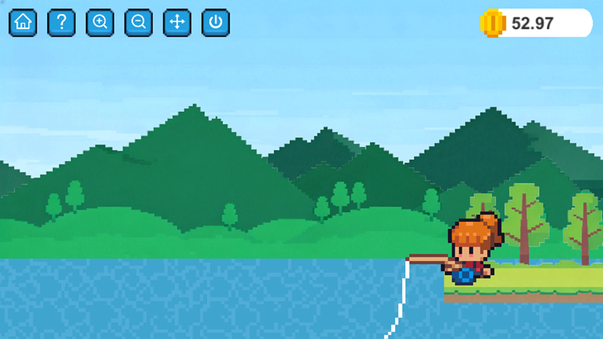 Tiny Desktop Fishing trailer