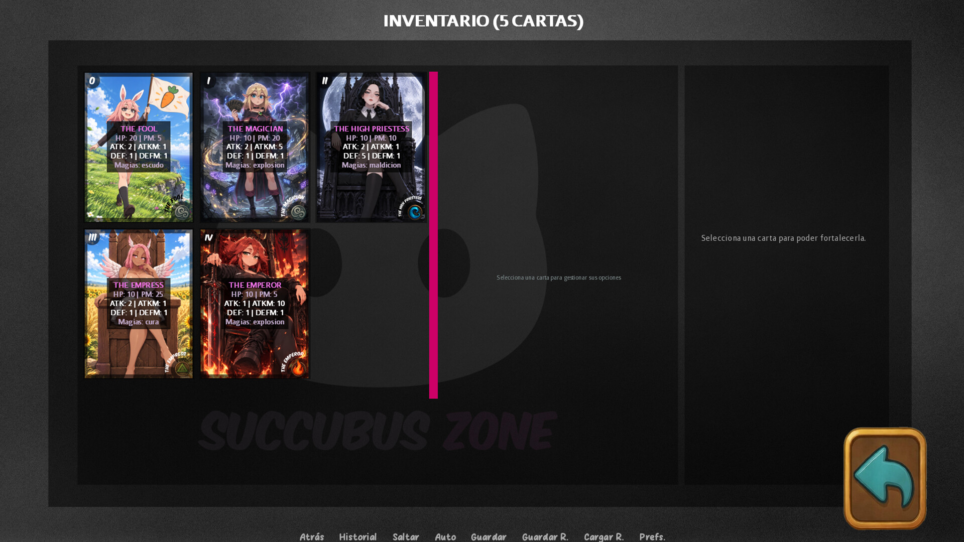 DEMONIC MAIDENS CARDS screenshot 5