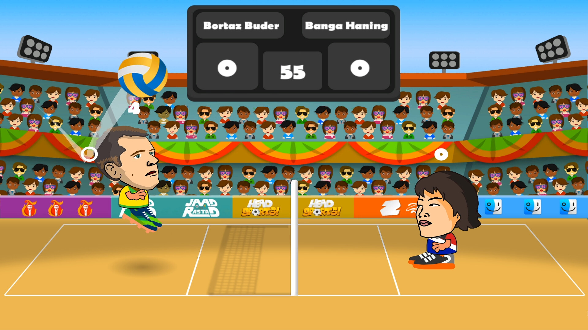 Volleyball trailer