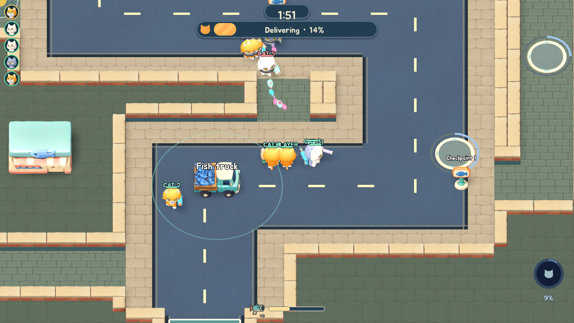 Meow Game: Survival Party screenshot 2