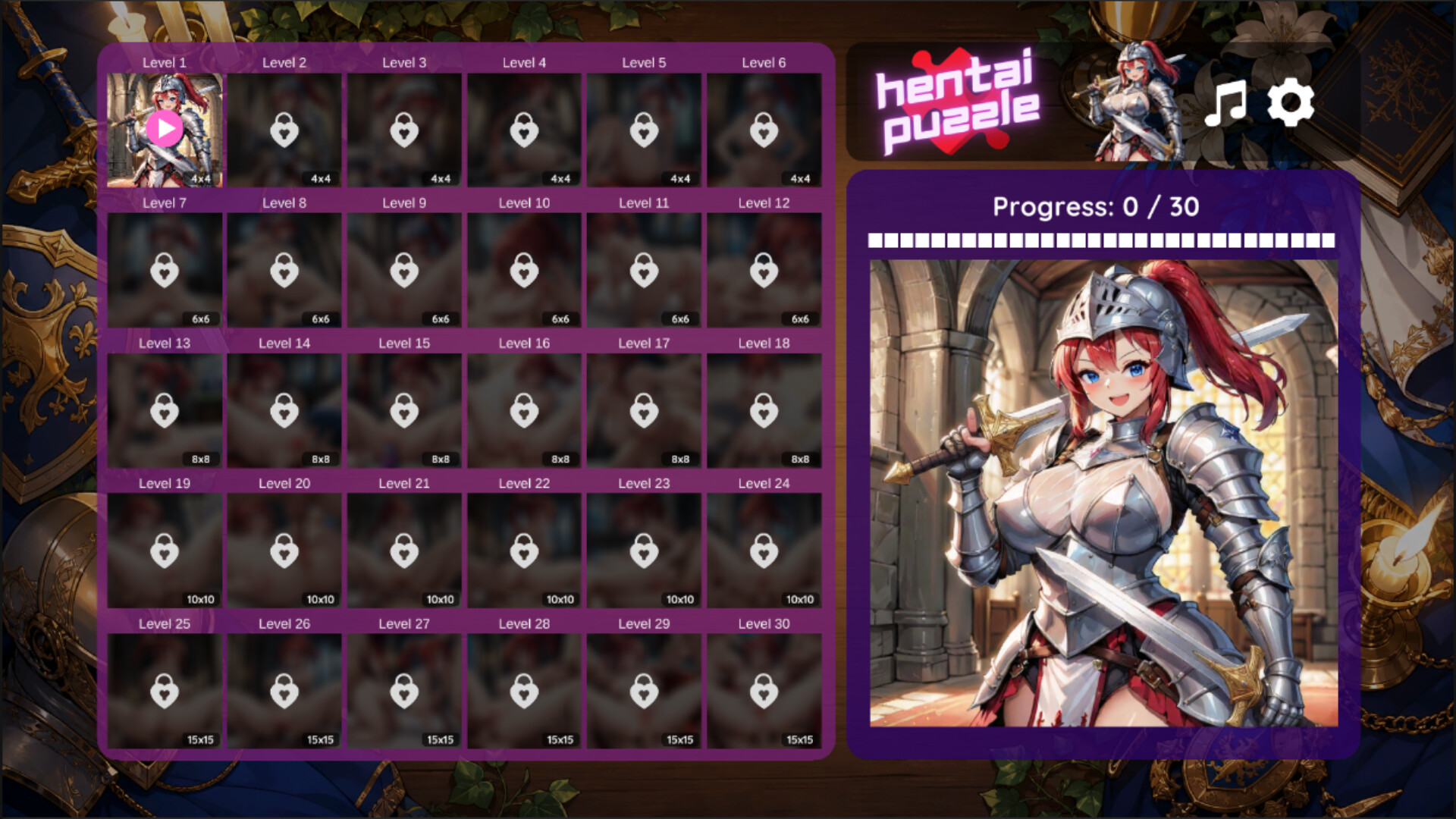 Hentai Puzzle: Sarah screenshot 4