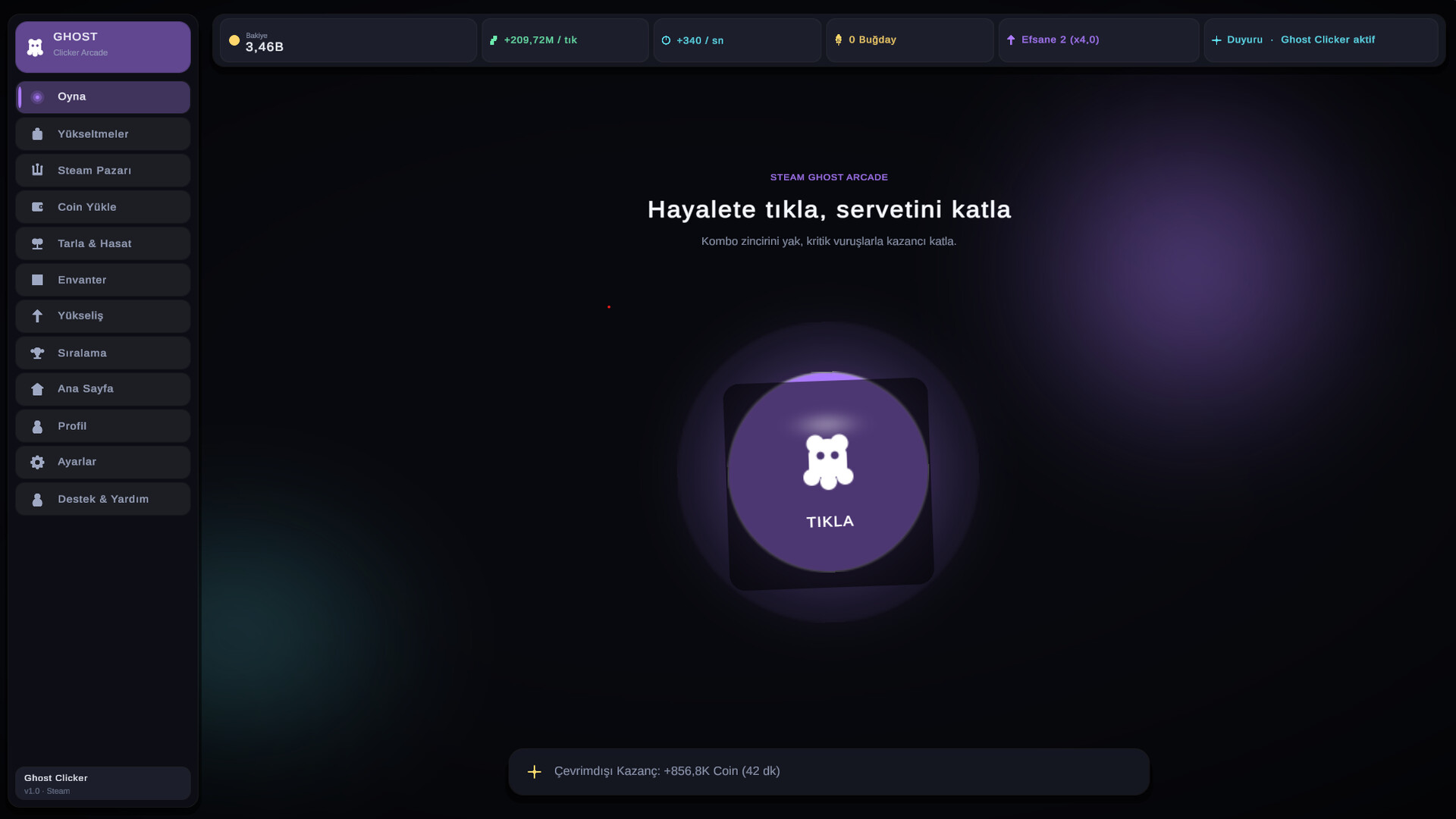 Ghost Clicker: Ethereal Idle screenshot 2