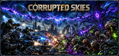 Cover art from Corrupted Skies