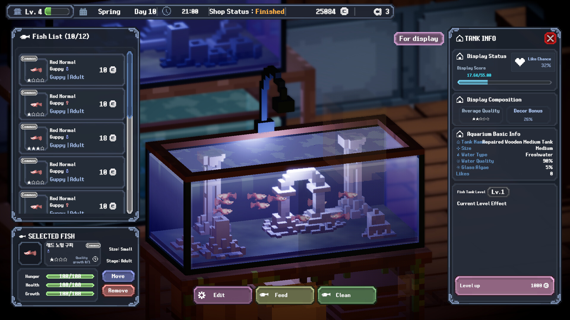 NightGlow : Aquarium Shop Simulator screenshot 3