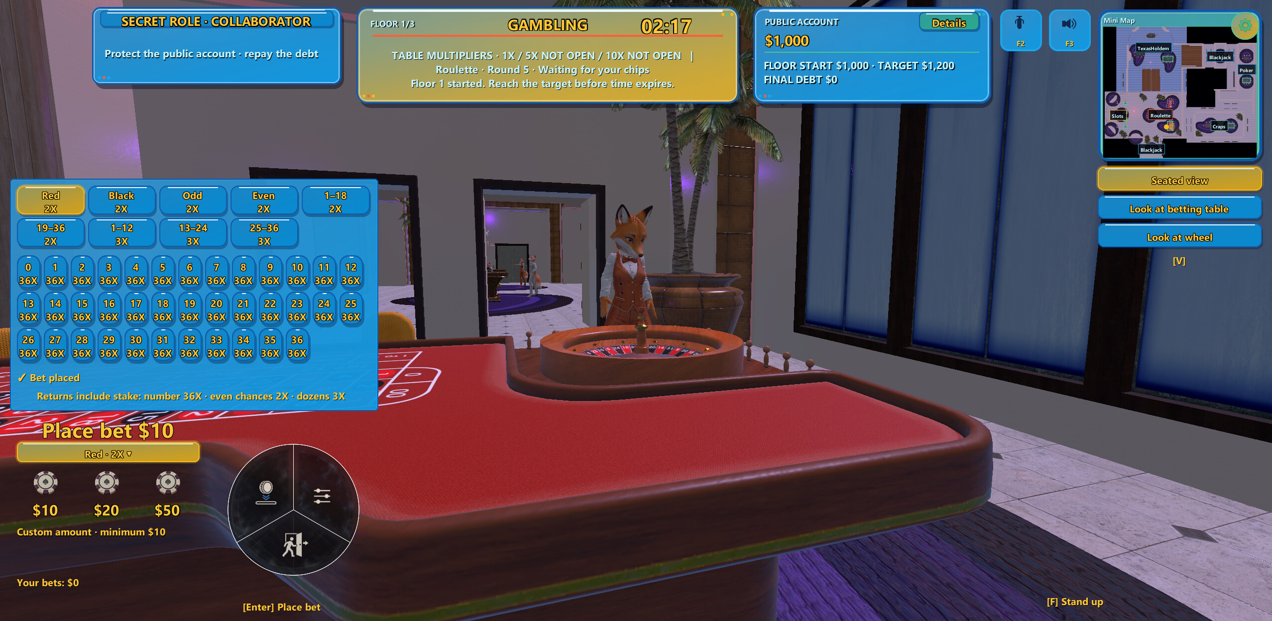 traitor gamble screenshot 2