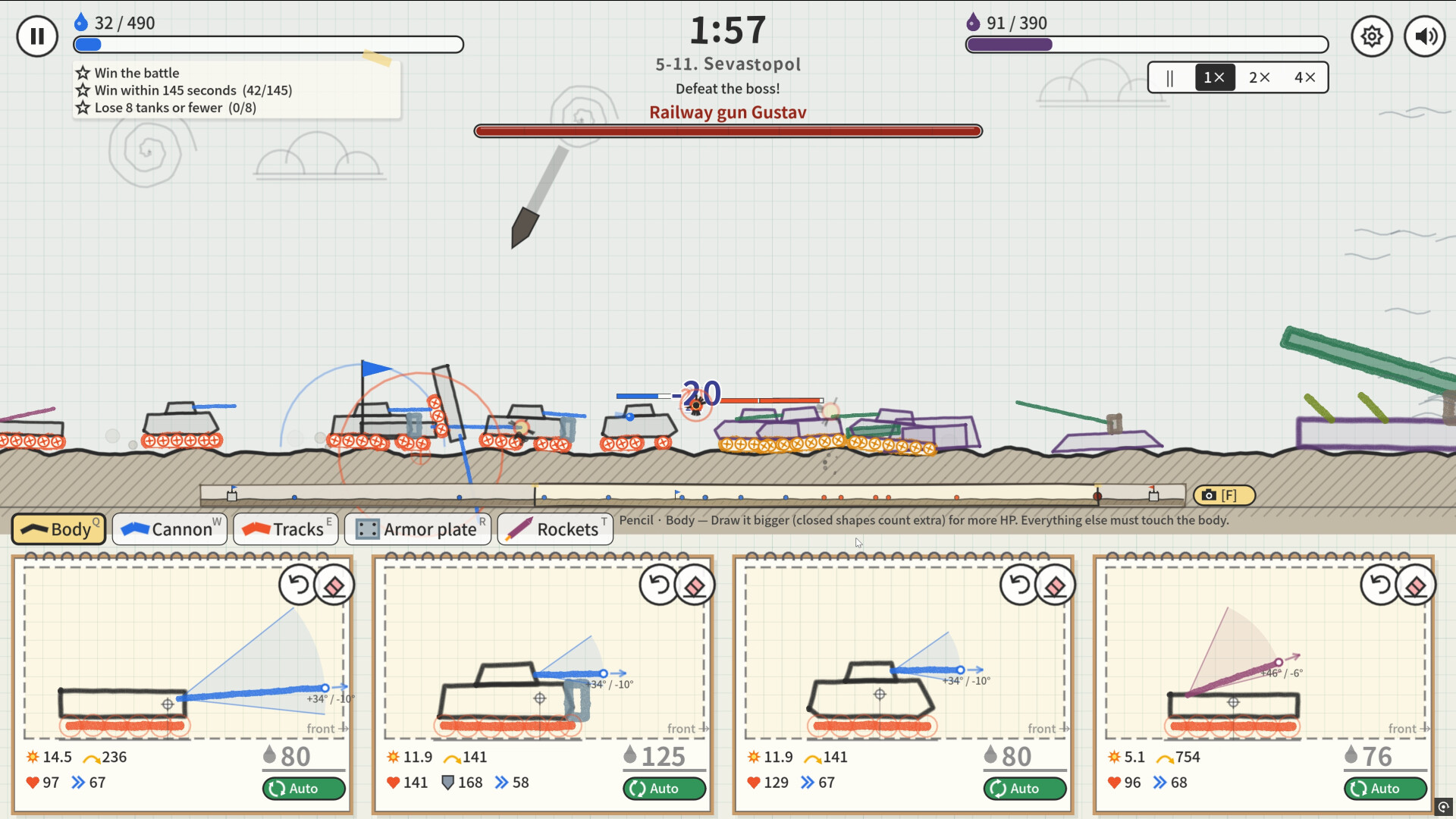 Doodle Steel screenshot 2