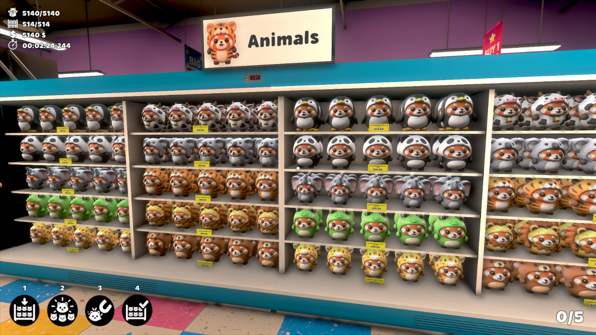 Sort the Red Pandas: Tidy Up & Shelve screenshot 2