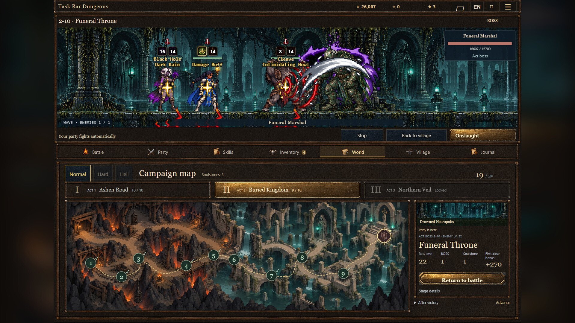 Task Bar Dungeons screenshot 2