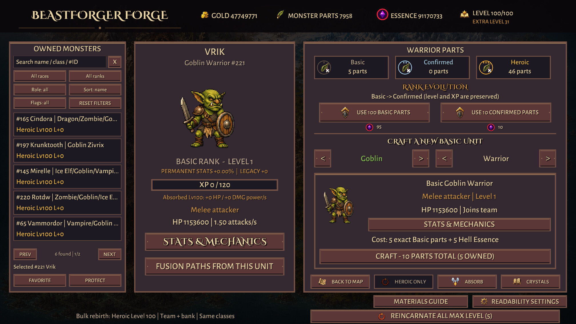 Beastforger Autobattle screenshot 4