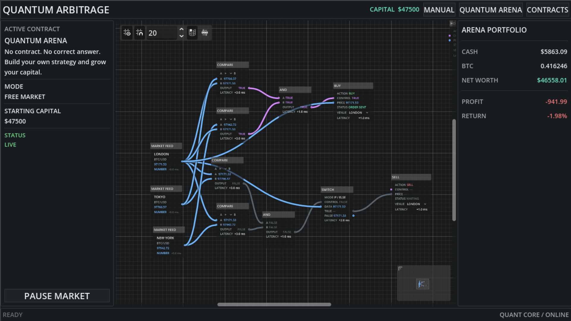 Quantum Arbitrage screenshot 2
