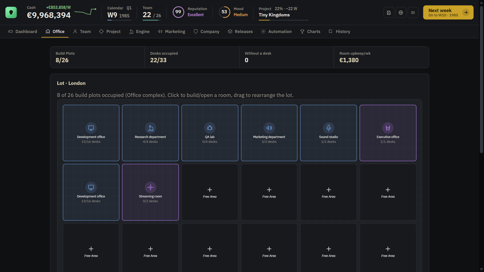 Gold Master: A Game Company Tycoon  screenshot 2