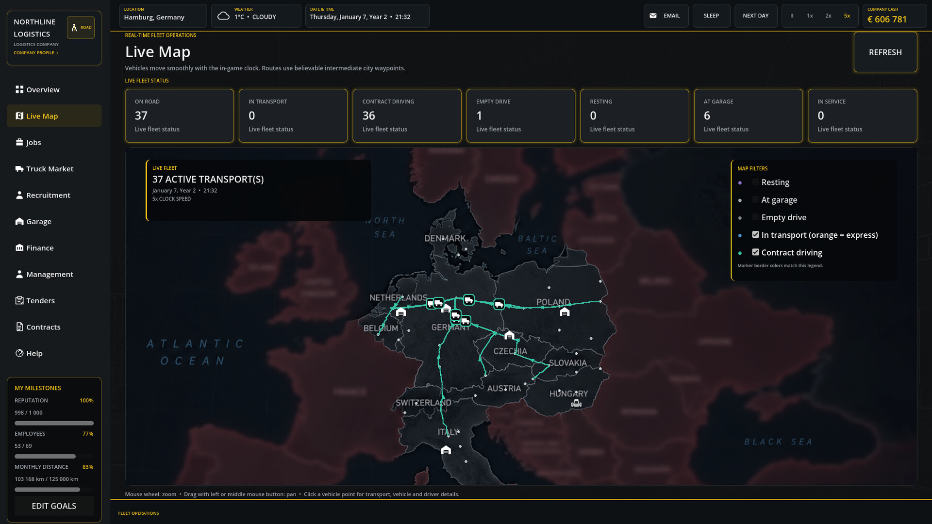 European Truck Manager trailer