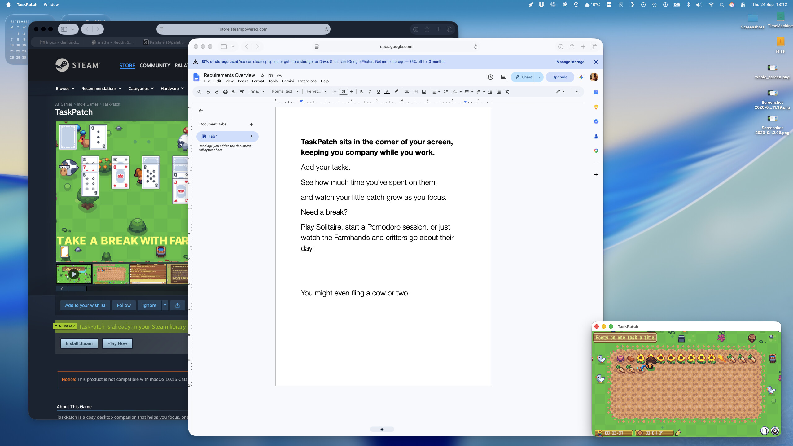 TaskPatch screenshot 2