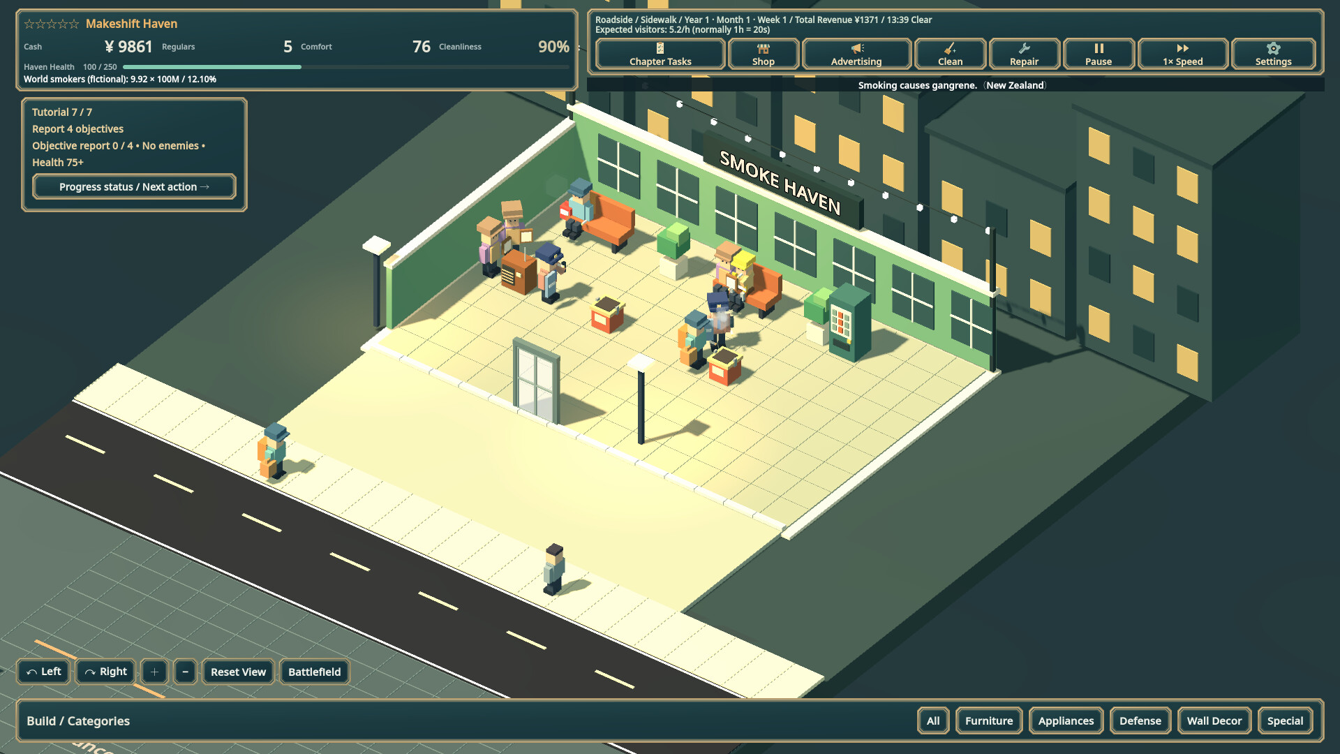 SMOKE HAVEN: Smoking Area Simulator trailer