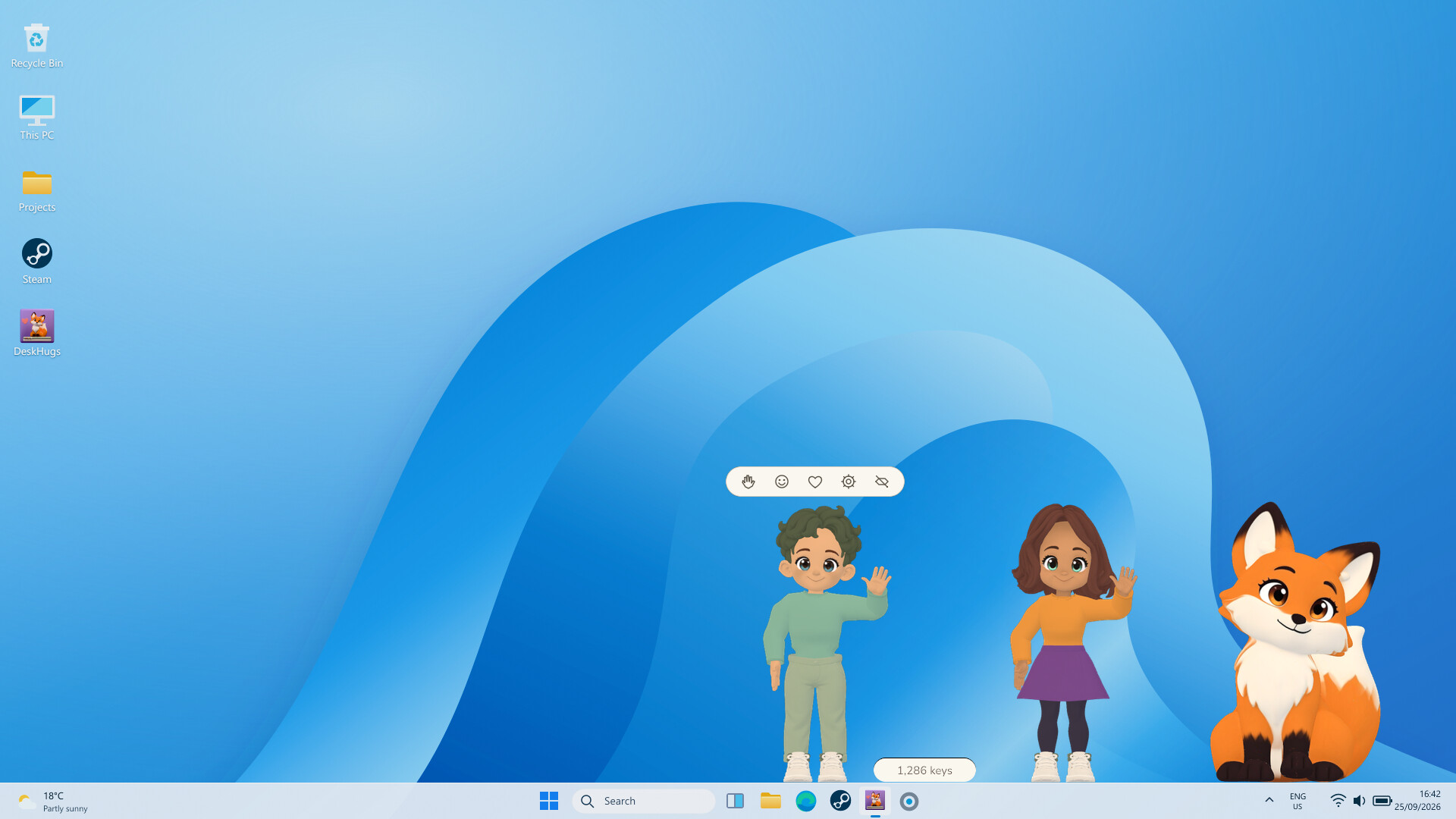 DeskHugs: Desktop Friends trailer
