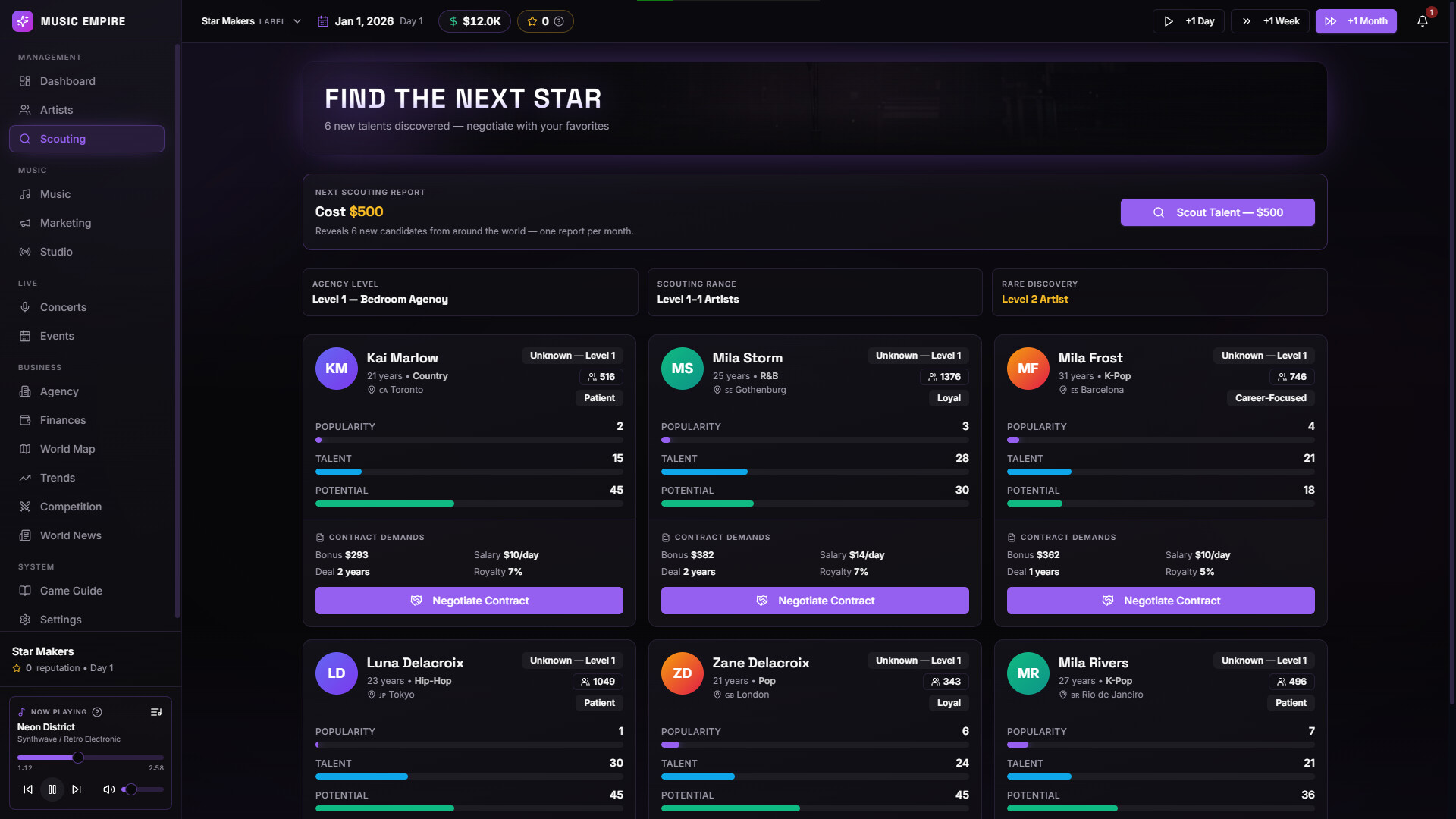 Music Empire Tycoon screenshot 3