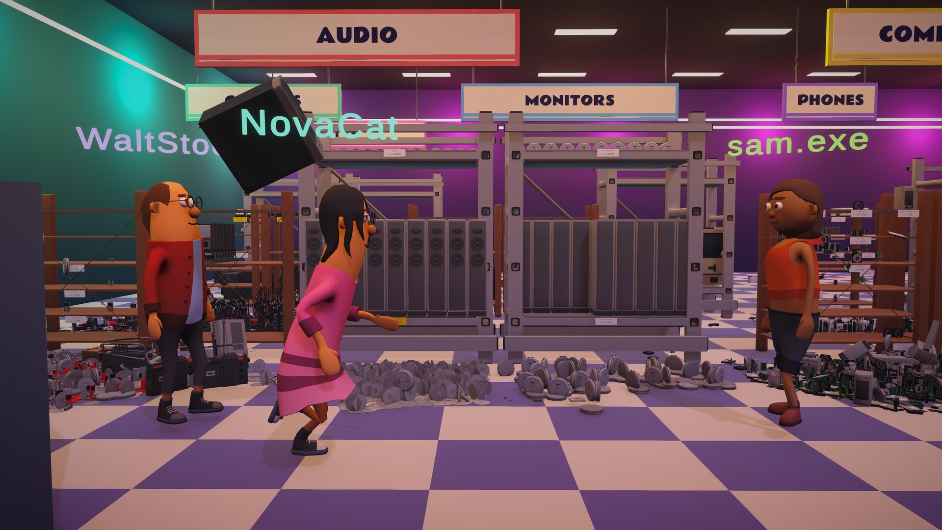 Retro Chaos: Together Tidy Up screenshot 3