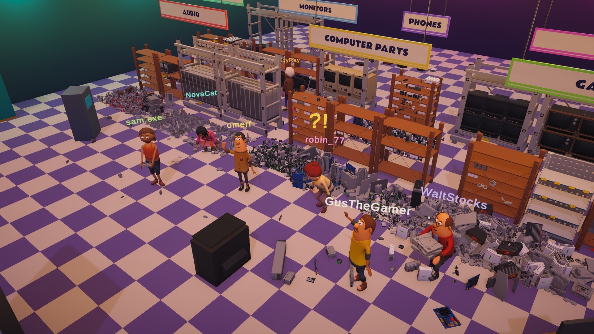 Retro Chaos: Together Tidy Up screenshot 5