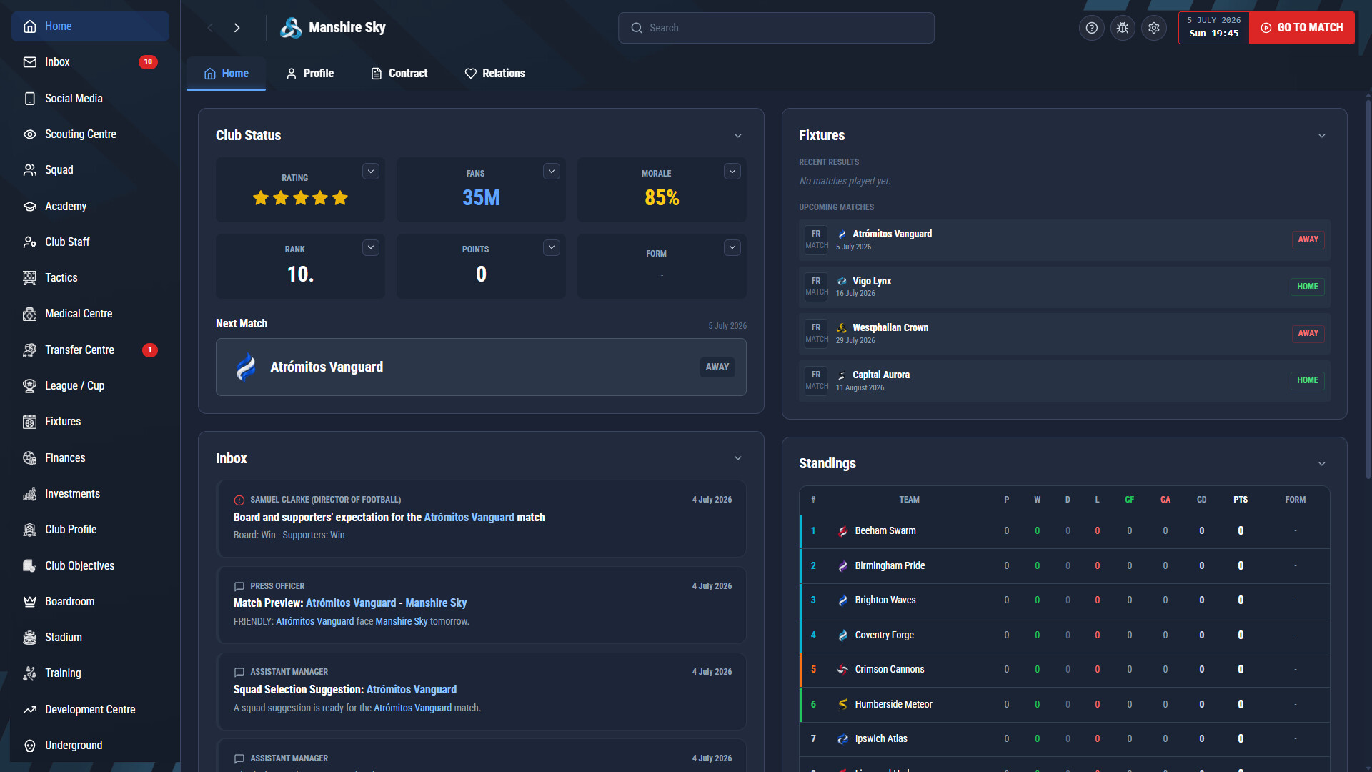 Pro Soccer Managment 27 screenshot 4