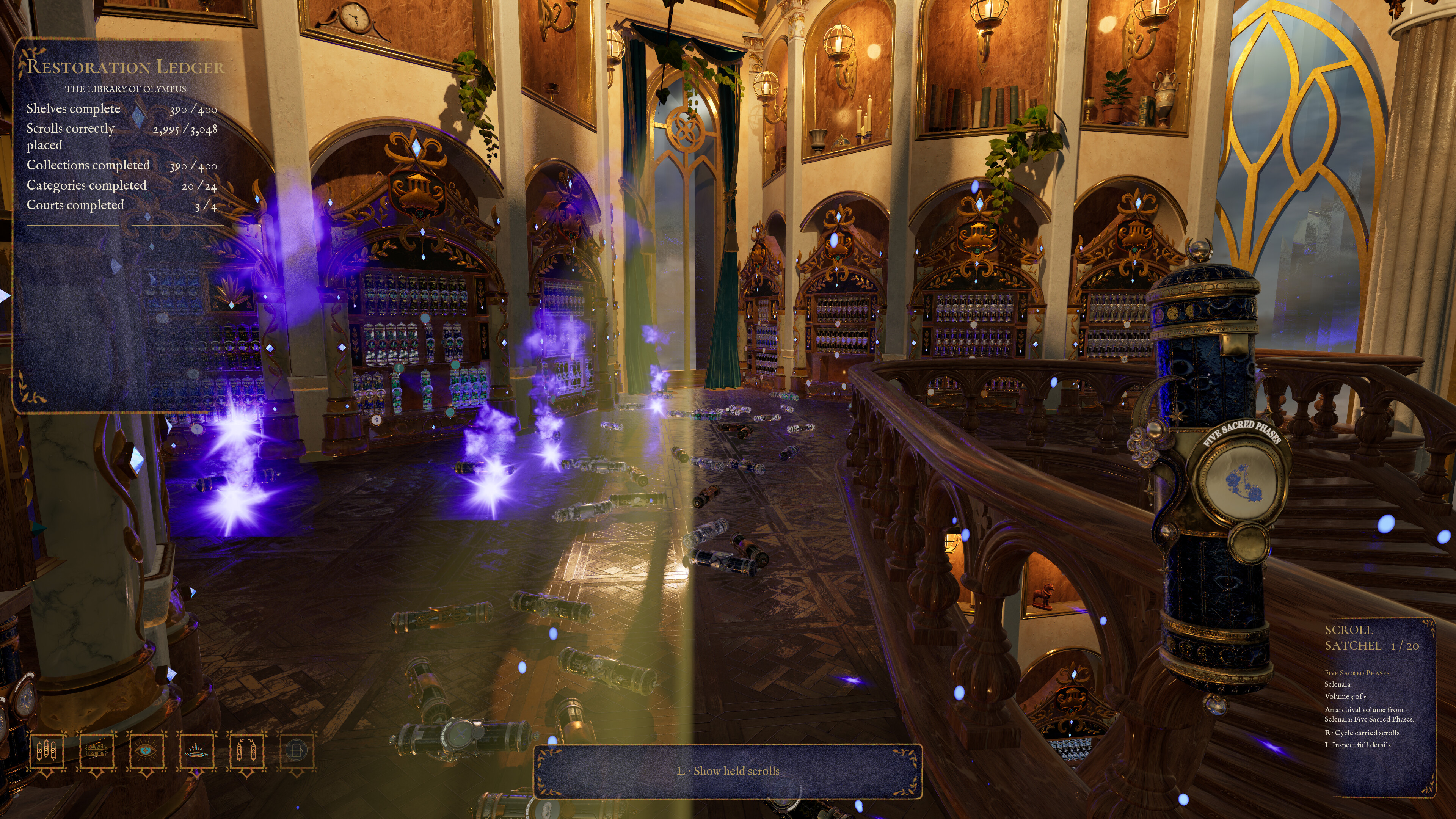 SCROLLS: Tidy up the Library of Olympus! screenshot 5