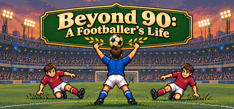 Cover art from Beyond 90: A Footballer's Life