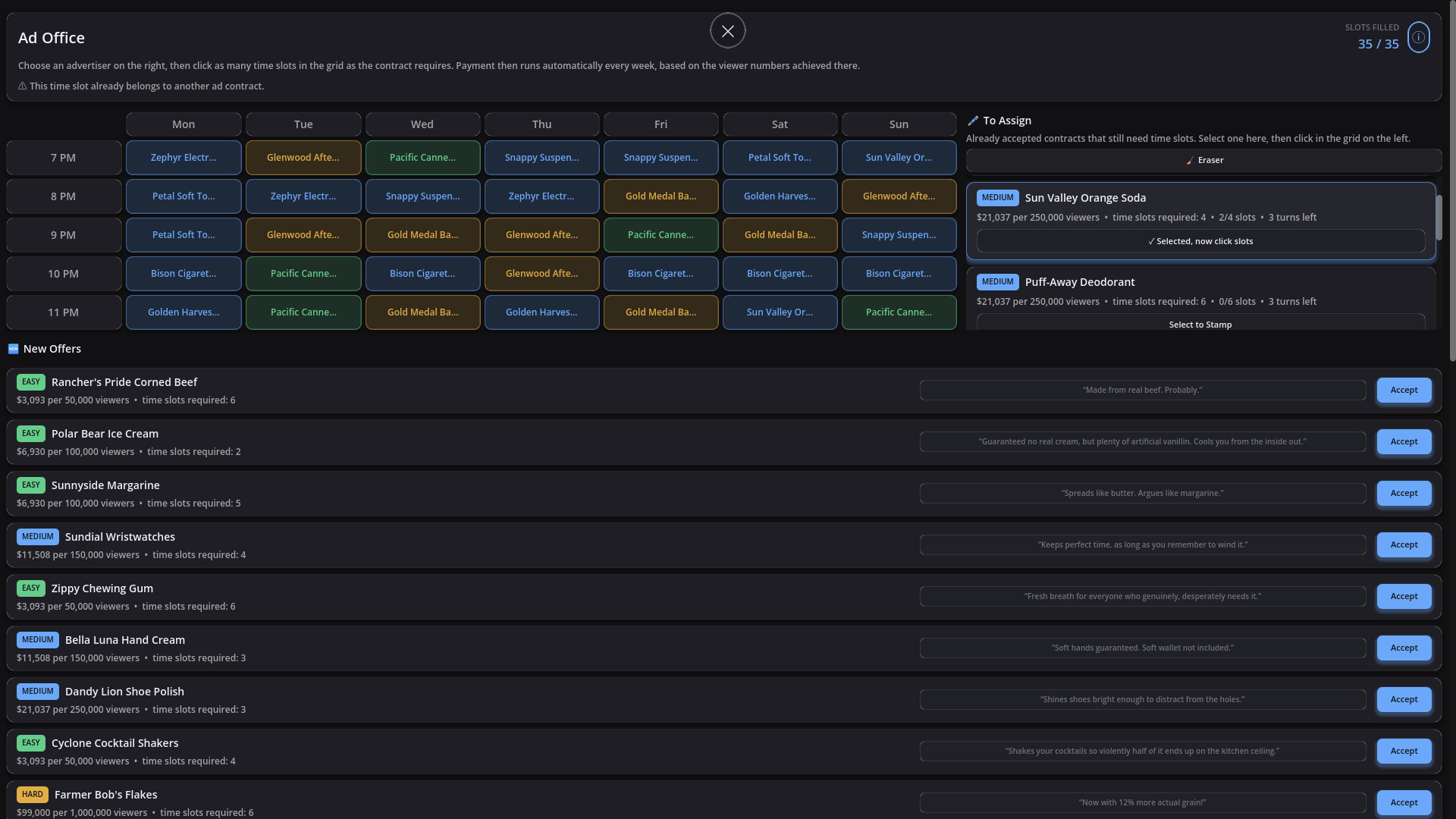 Television Dynasty Manager screenshot 4