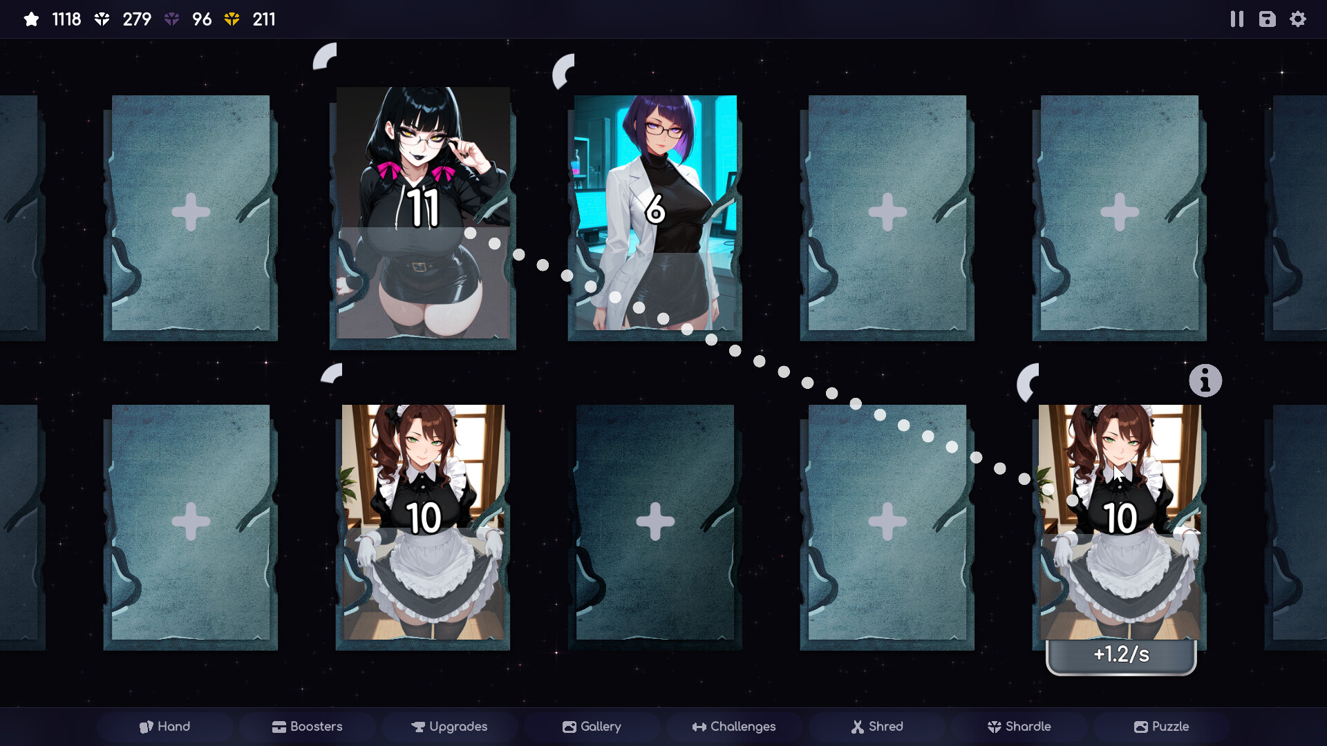 Card Girls: Shimmerdeck screenshot 2