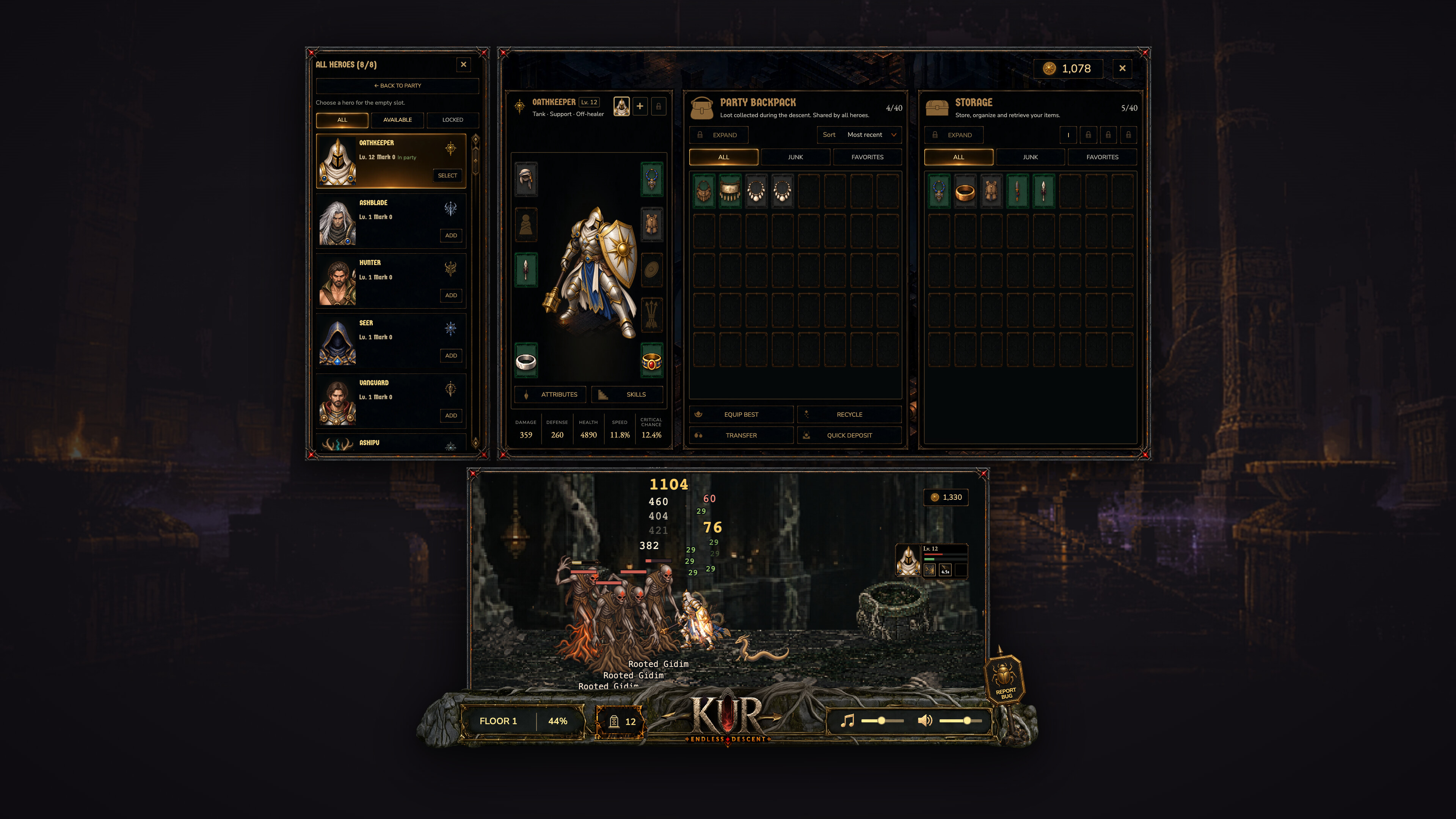 Kur - Endless Descent screenshot 3