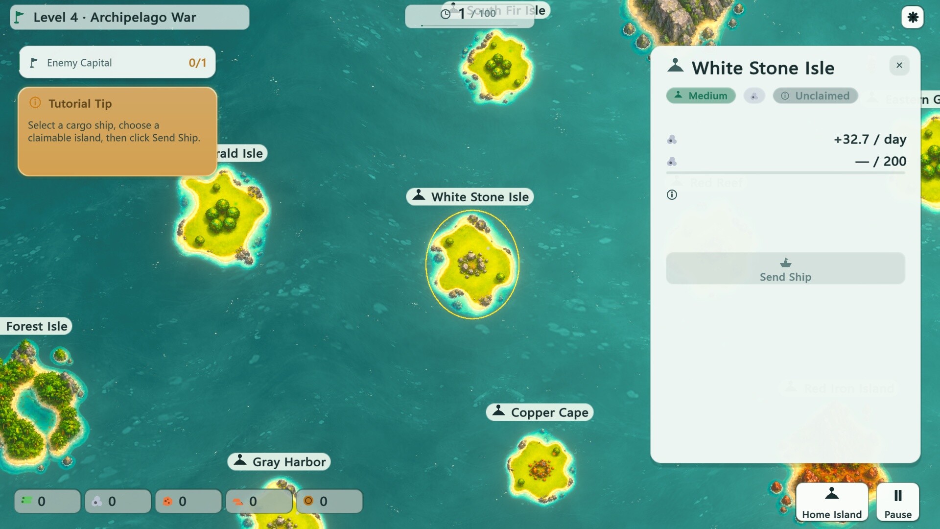 Archipelago Voyage: Routes & Conquest screenshot 3