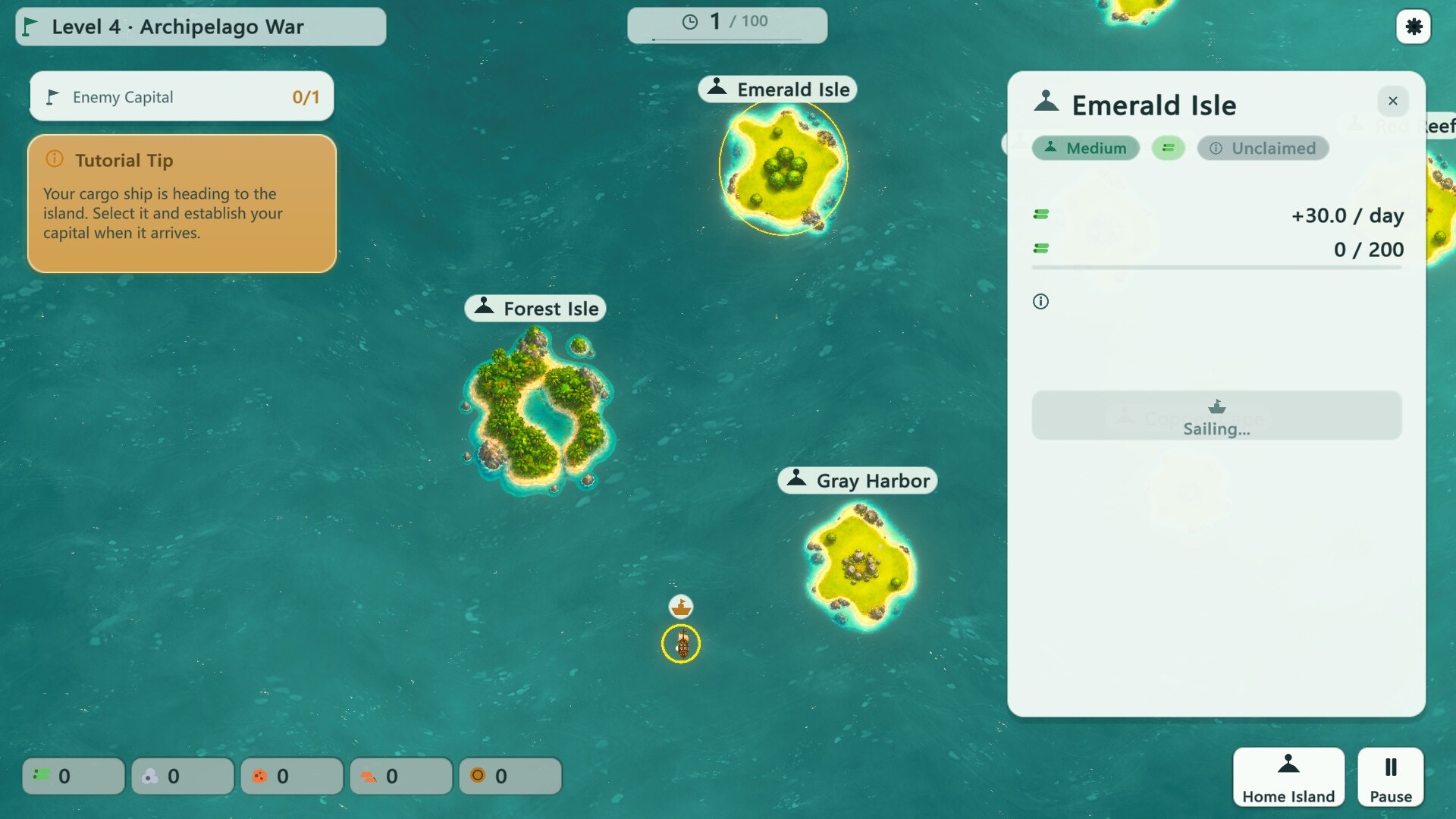 Archipelago Voyage: Routes & Conquest screenshot 4