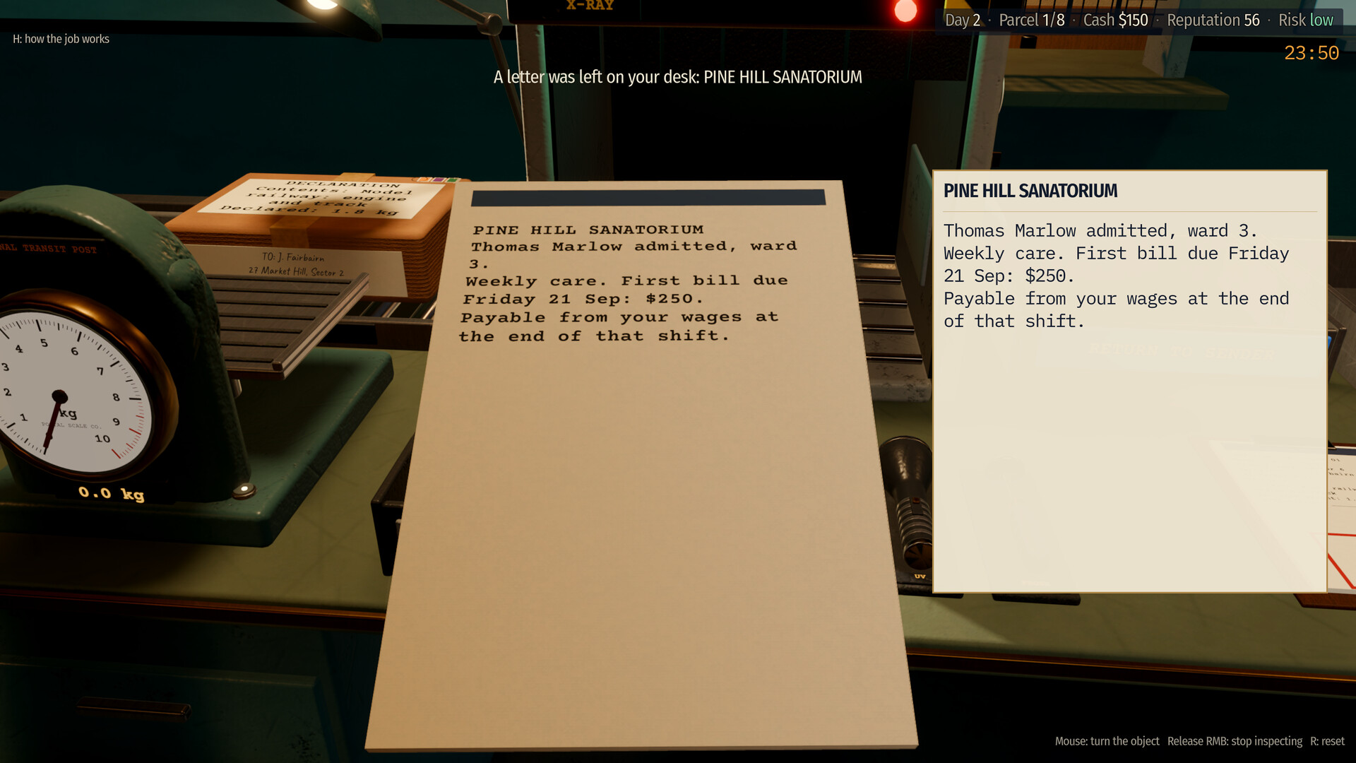 Parcel Inspector Simulator trailer