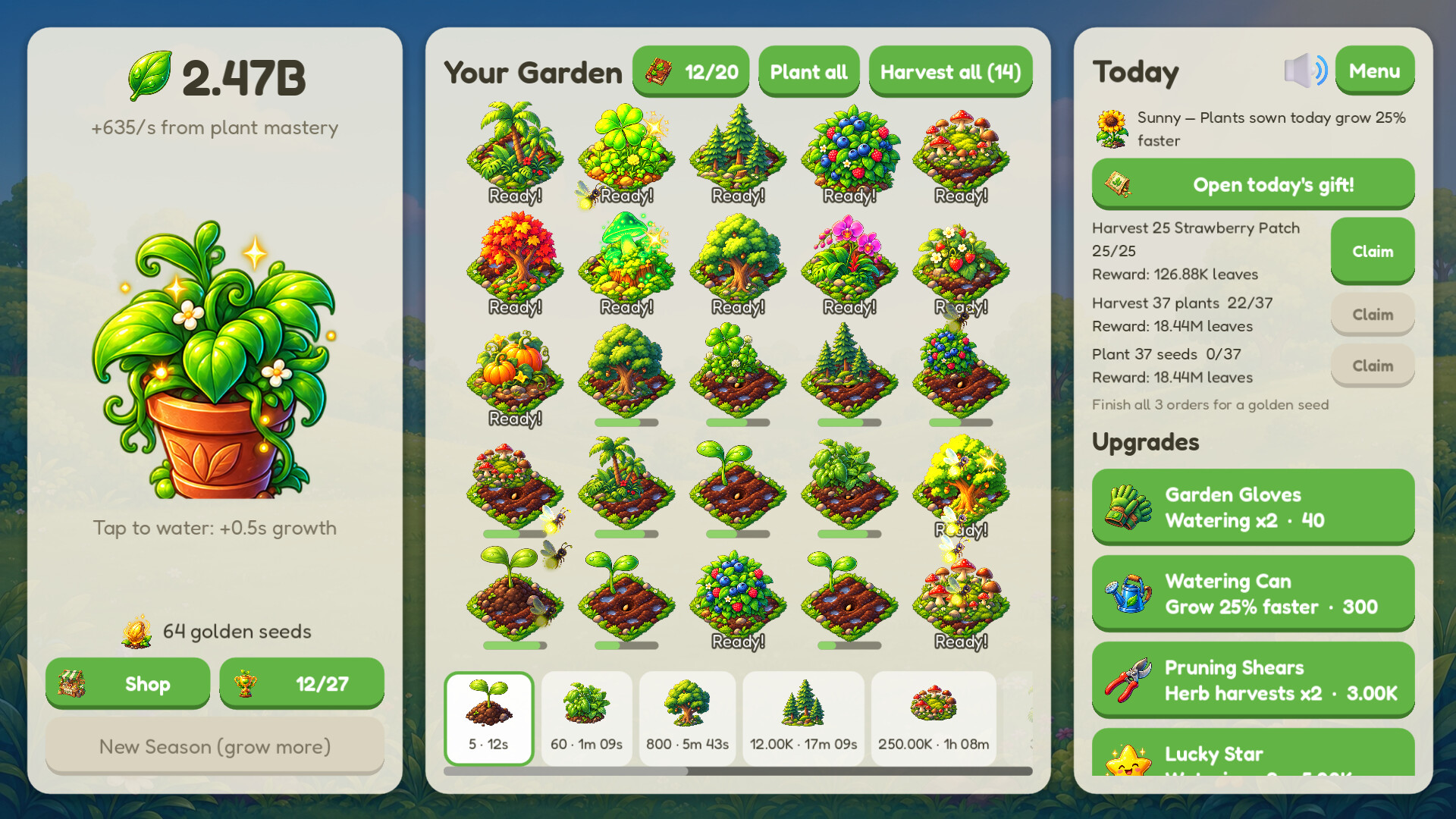 Idle Garden screenshot 5