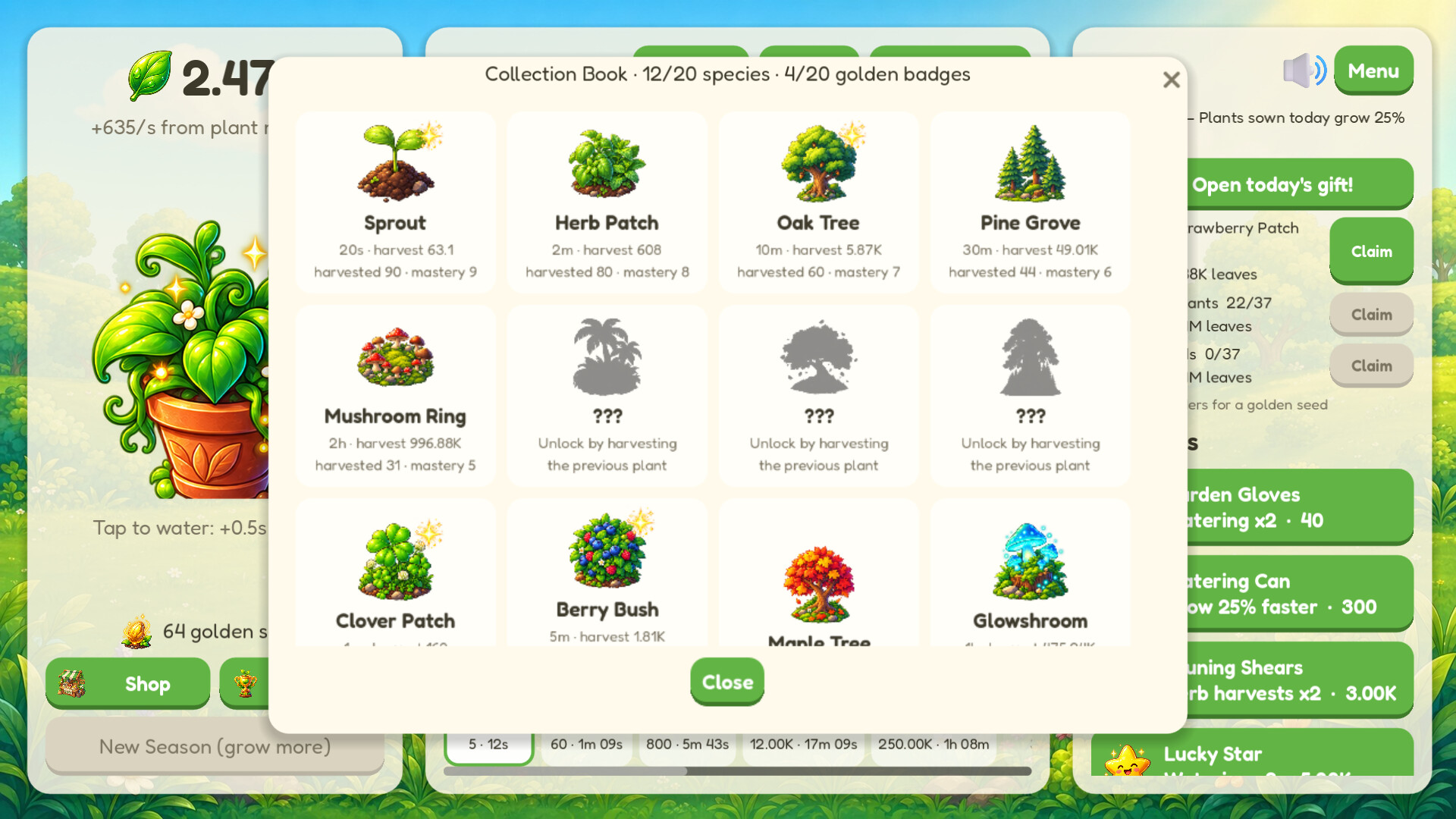 Idle Garden screenshot 2