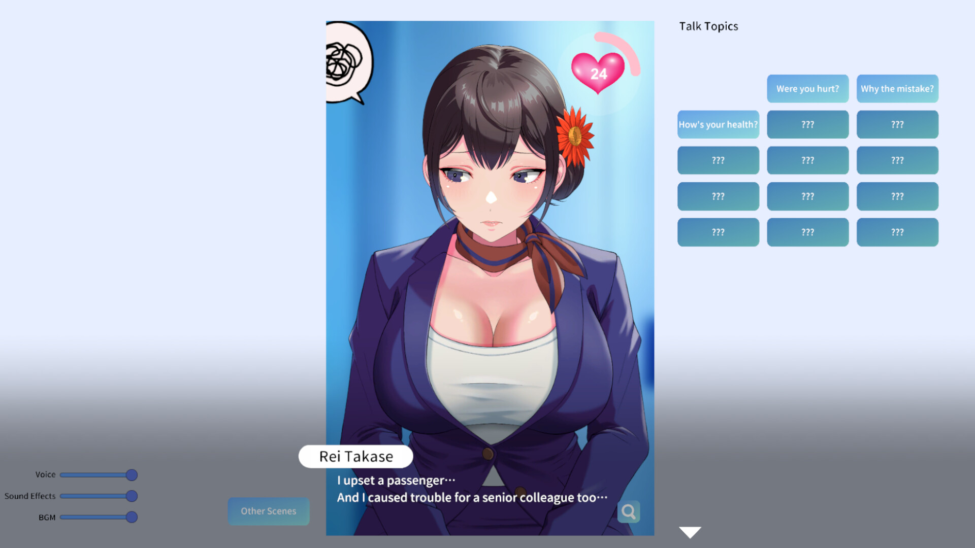 A Curvy Flight Attendant’s Intimate Checkup screenshot 4