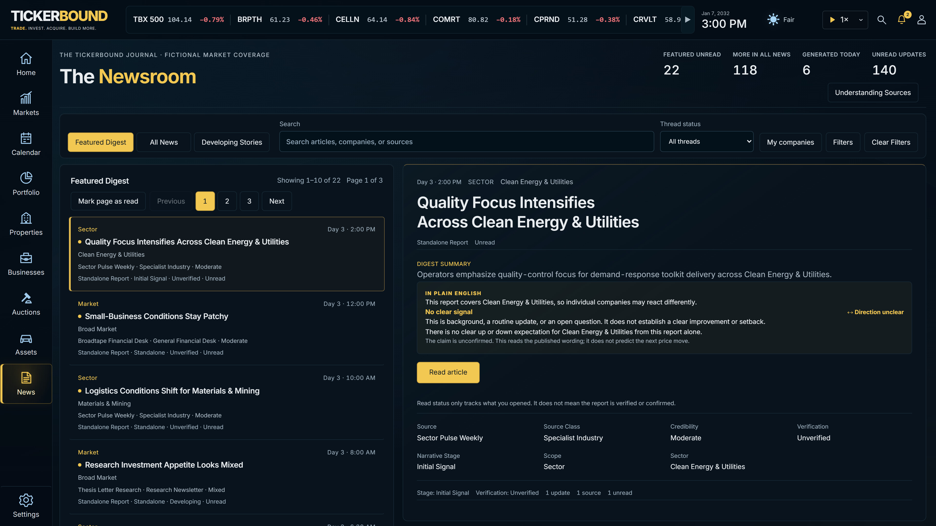 Tickerbound screenshot 5