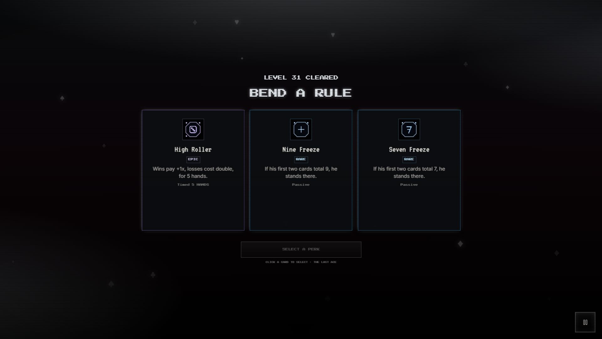 The Last Ace - Blackjack Roguelike screenshot 3