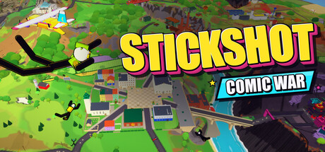 Cover art from STICKSHOT: Comic War