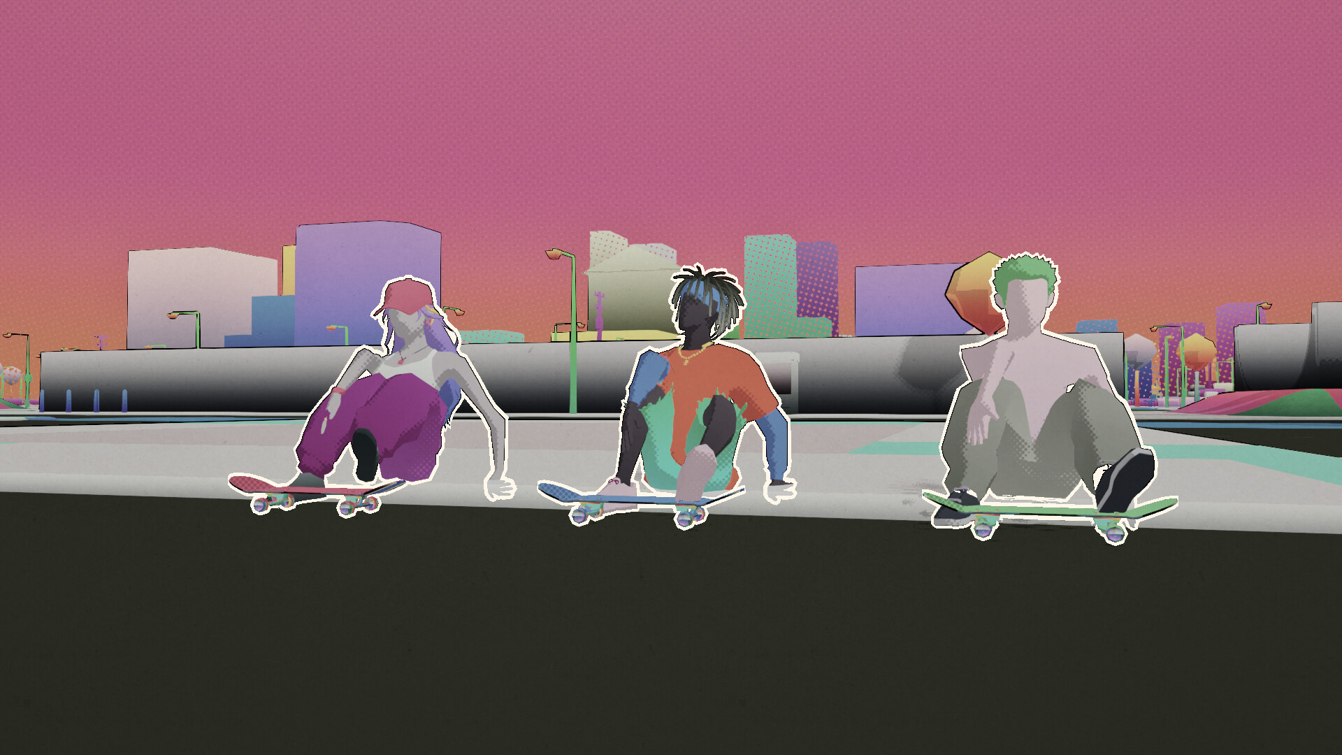 Strawberry Milkshake: a Skate Toy! screenshot 4