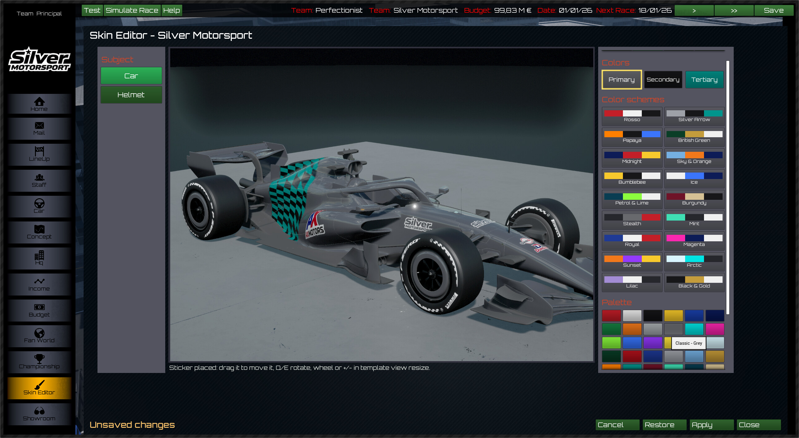 Racing Season Manager screenshot 3