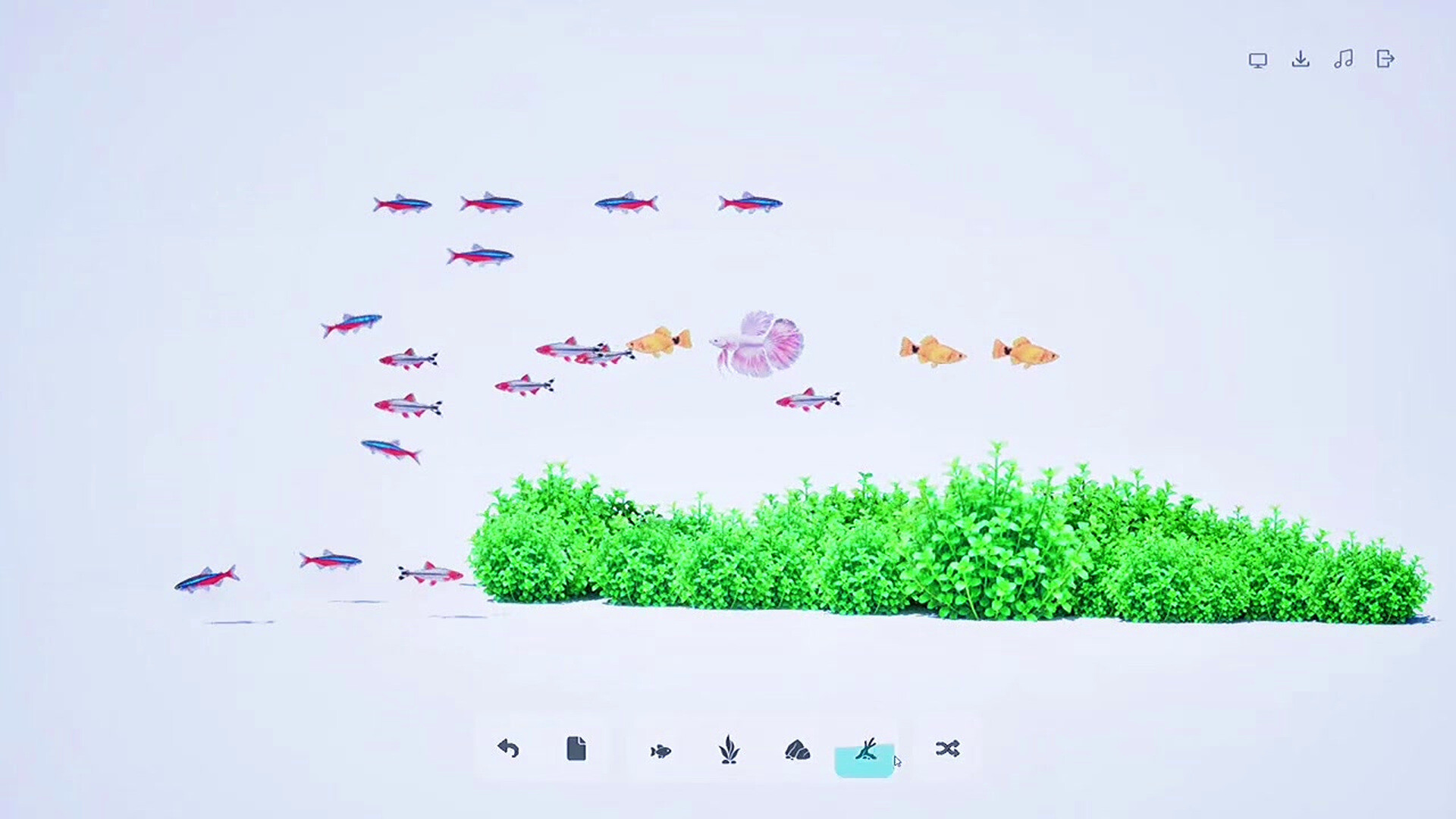 White Aquarium: Live Wallpaper screenshot 4