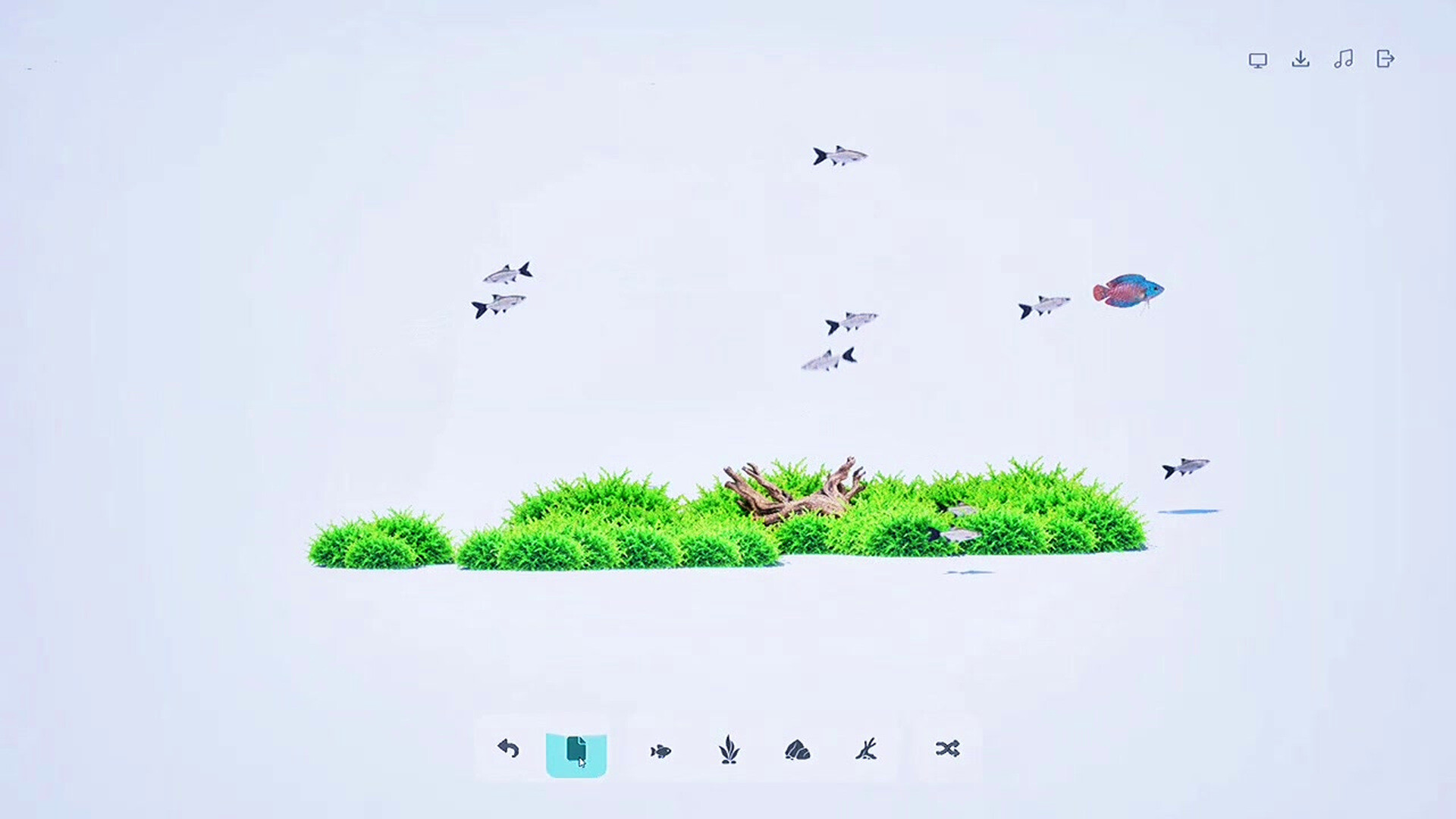 White Aquarium: Live Wallpaper screenshot 2