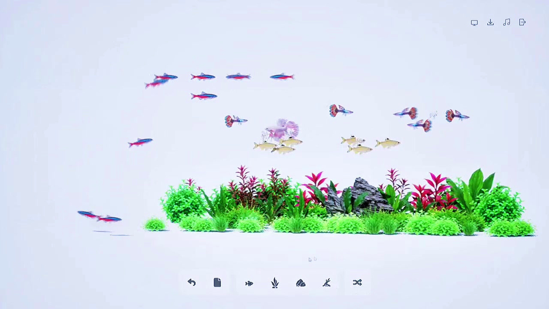 White Aquarium: Live Wallpaper screenshot 3