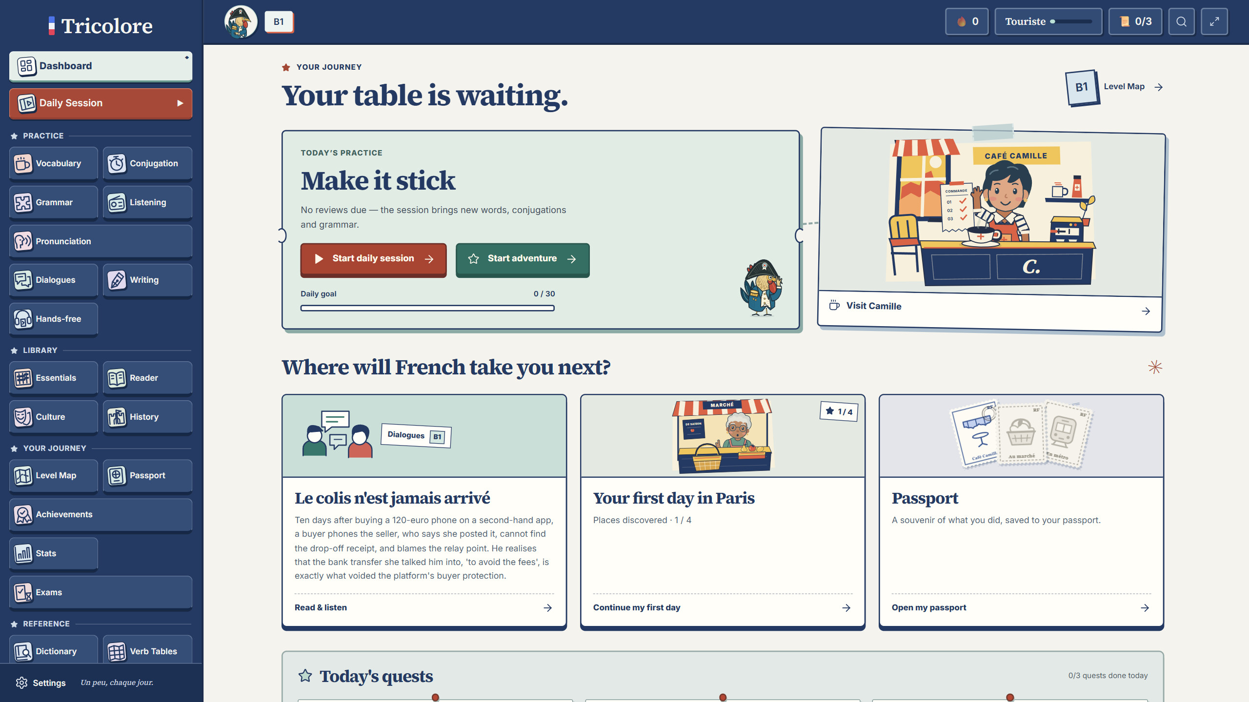 Tricolore: Learn French screenshot 3