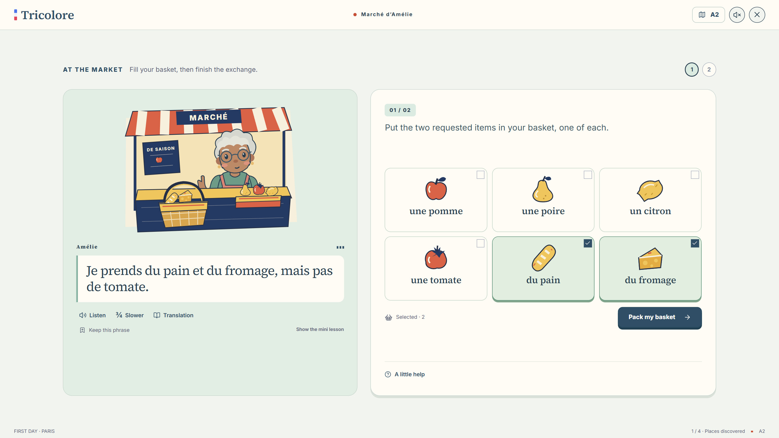 Tricolore: Learn French screenshot 2