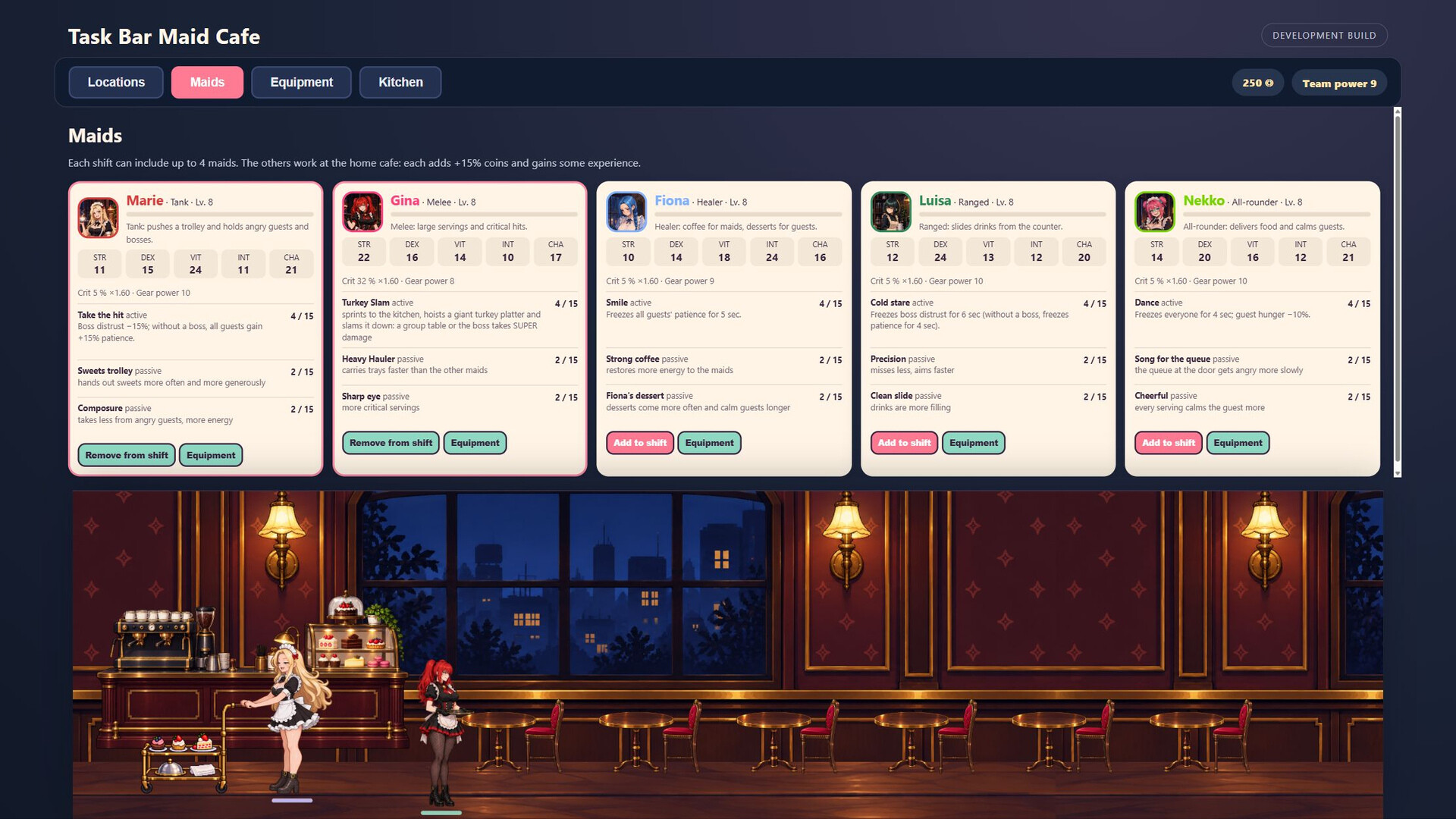 Task Bar Maid Cafe screenshot 5