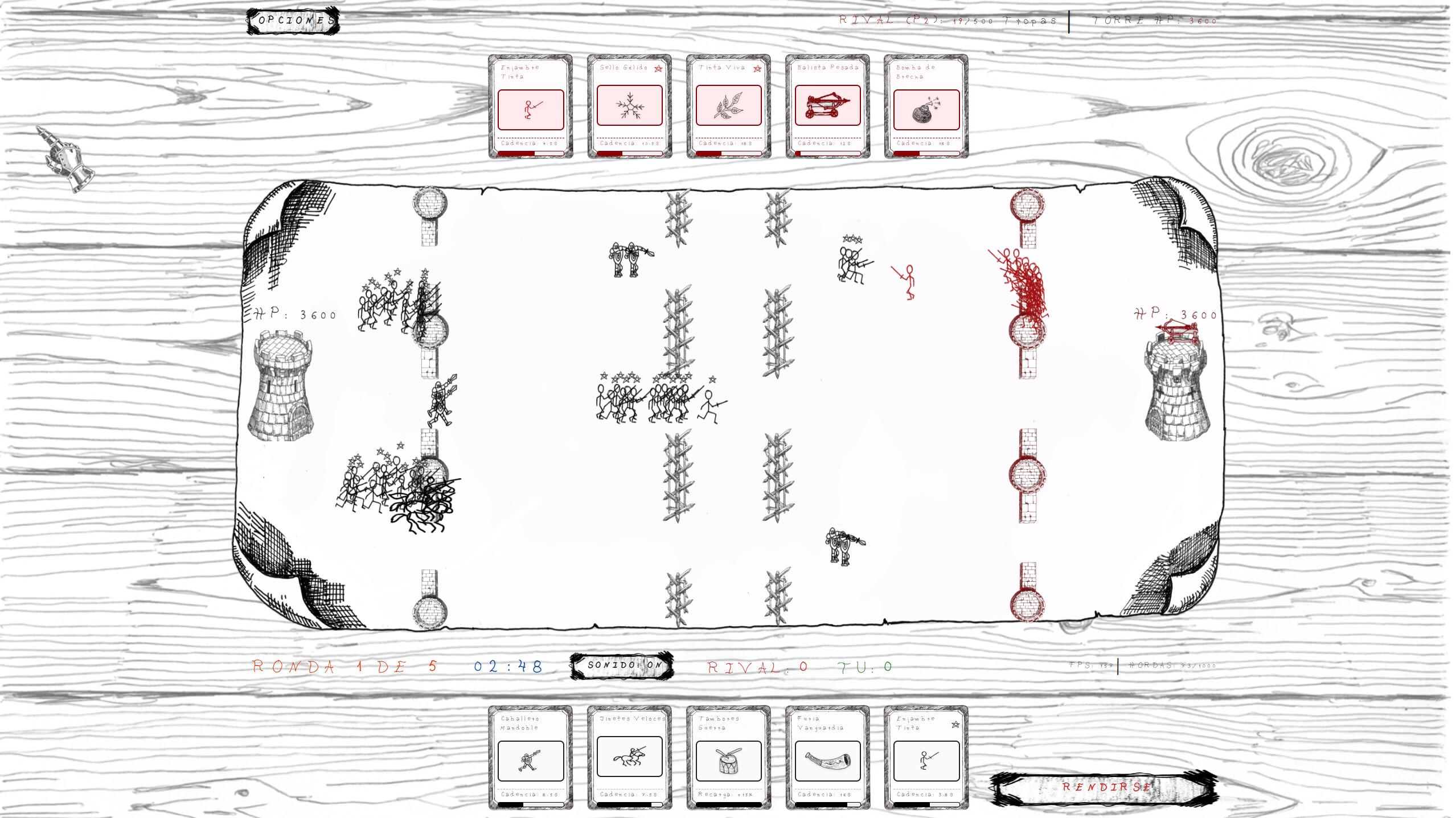Doodle Wars: Ink and Paper screenshot 5