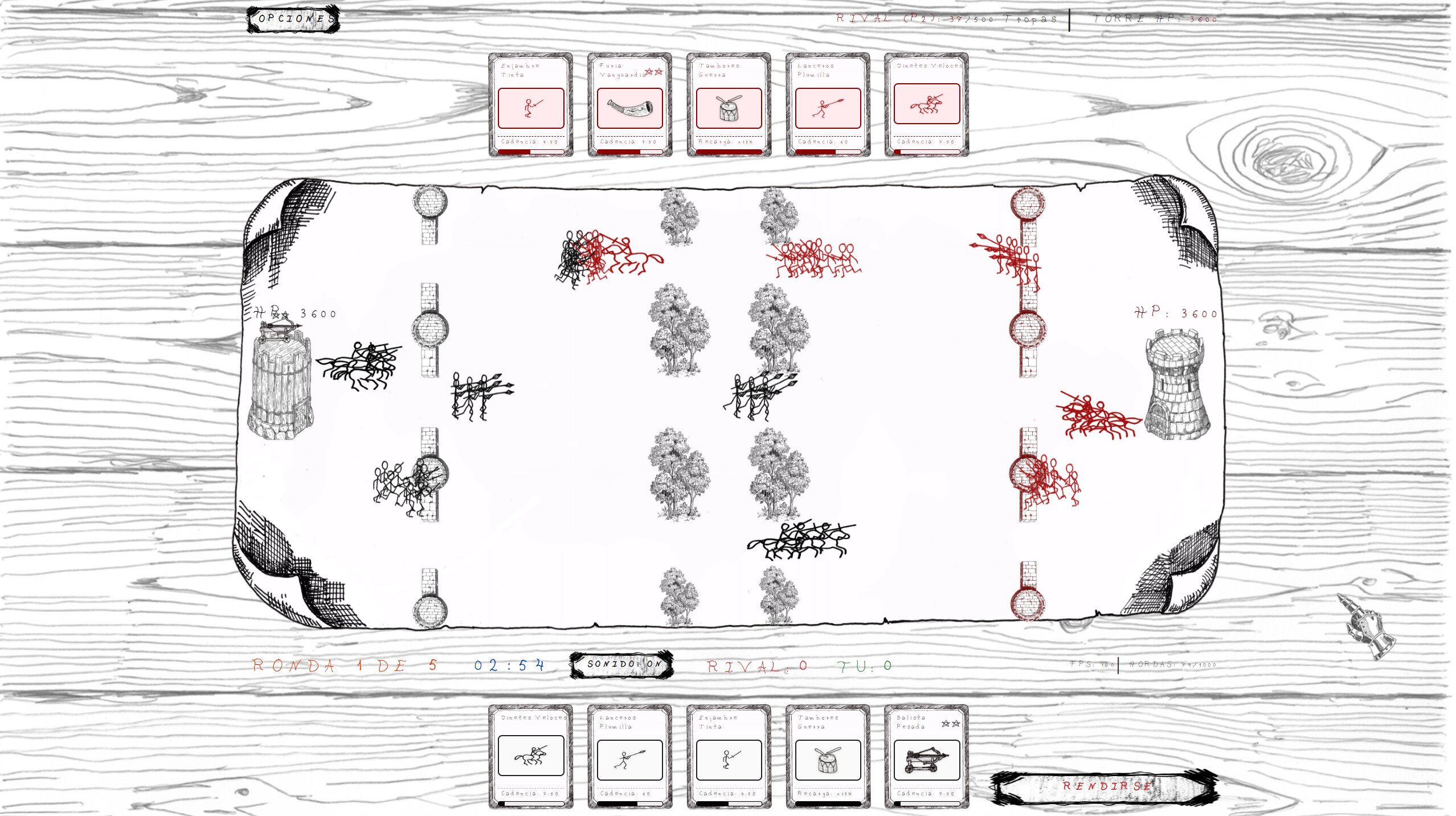 Doodle Wars: Ink and Paper screenshot 3