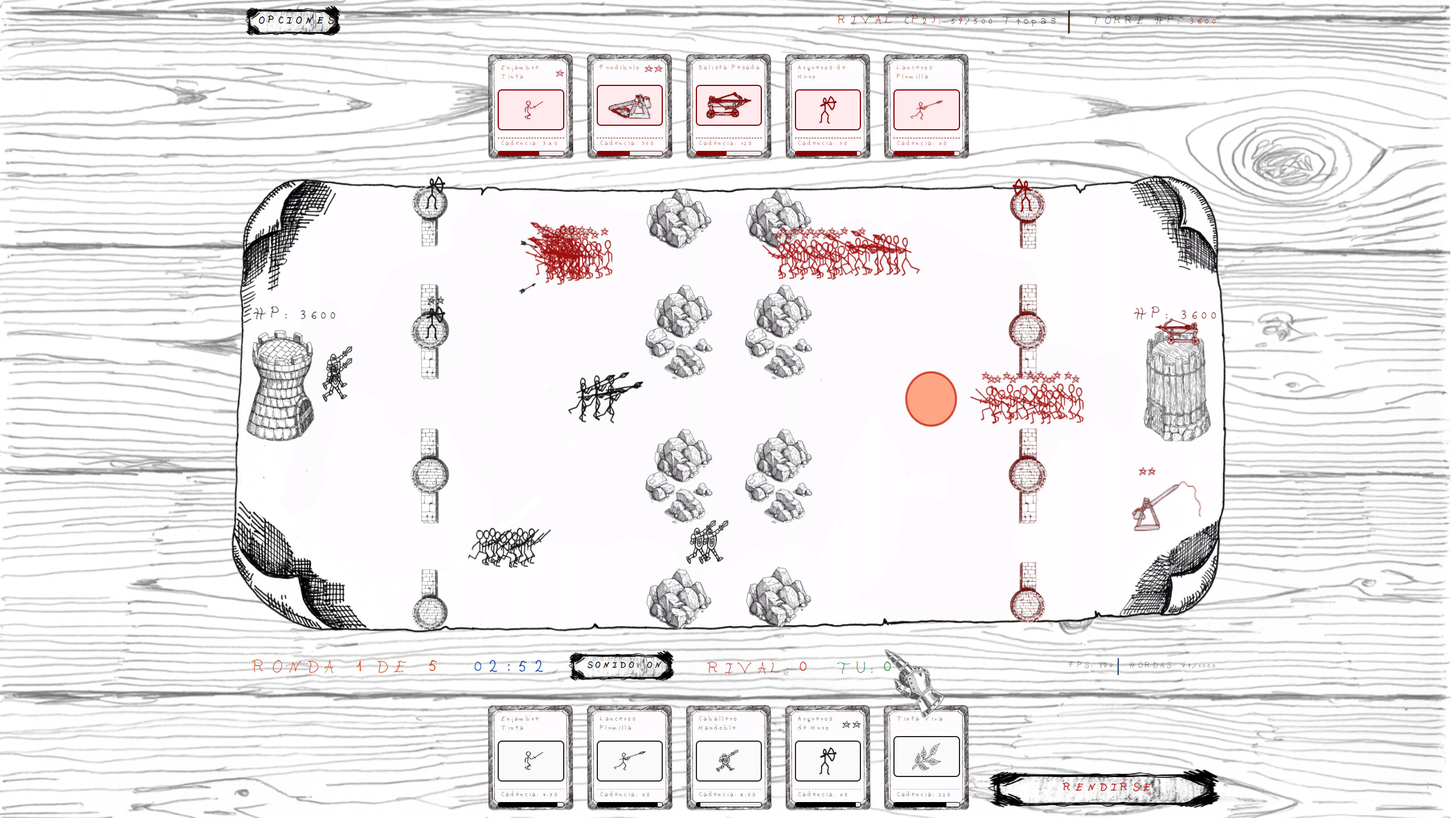 Doodle Wars: Ink and Paper screenshot 2