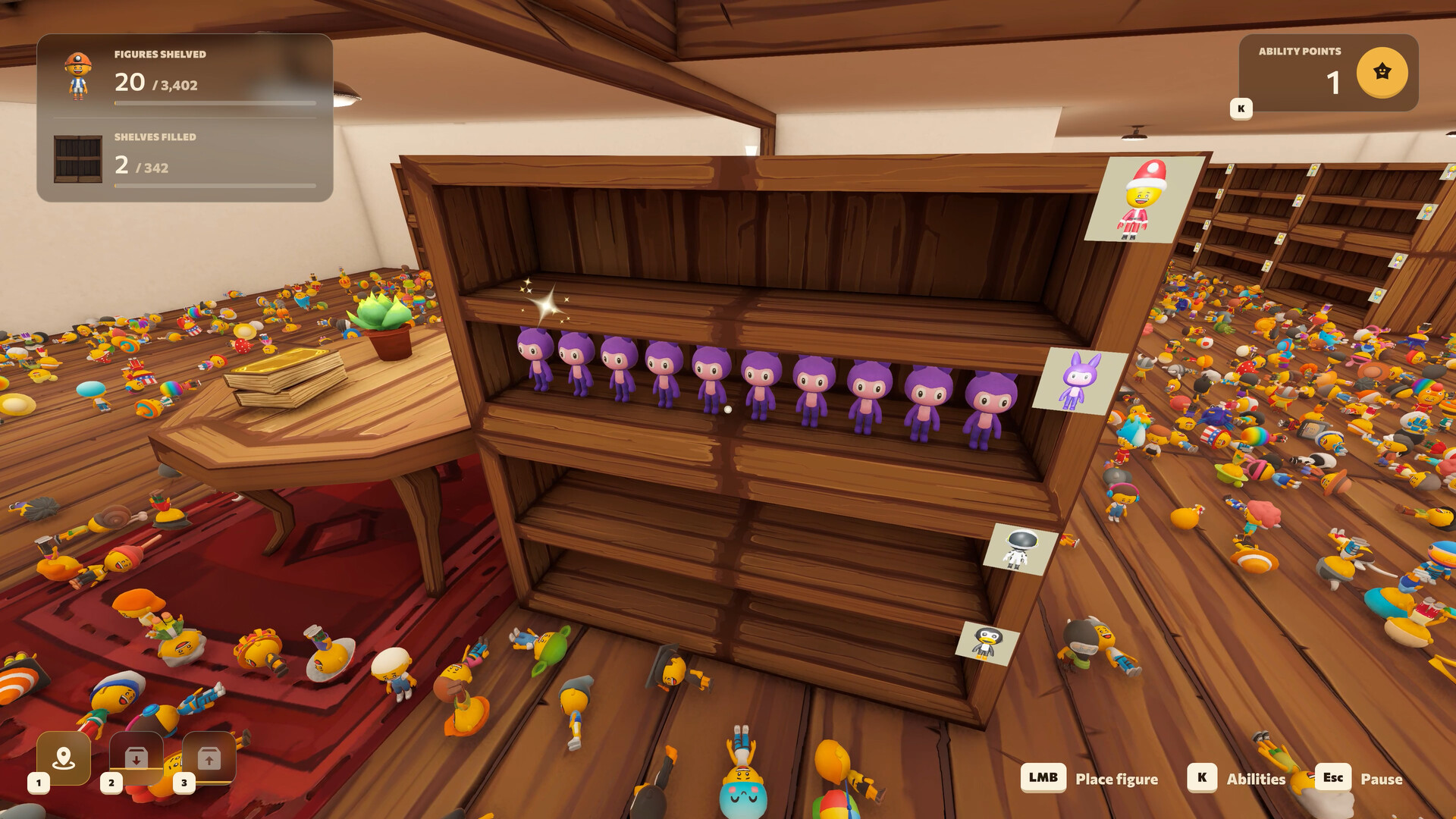 Shelves Full of Figures screenshot 2