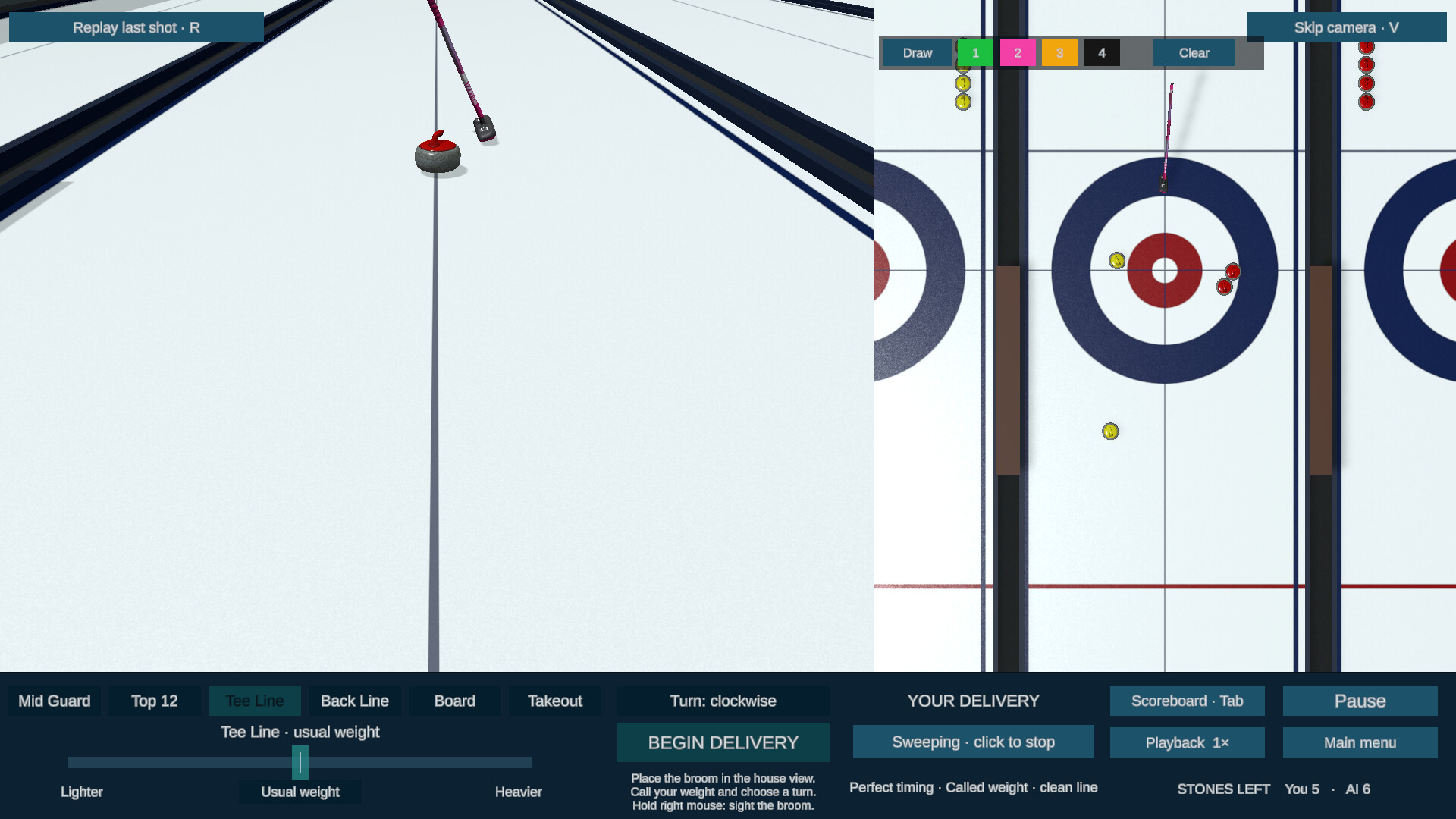 Curling Simulator screenshot 3